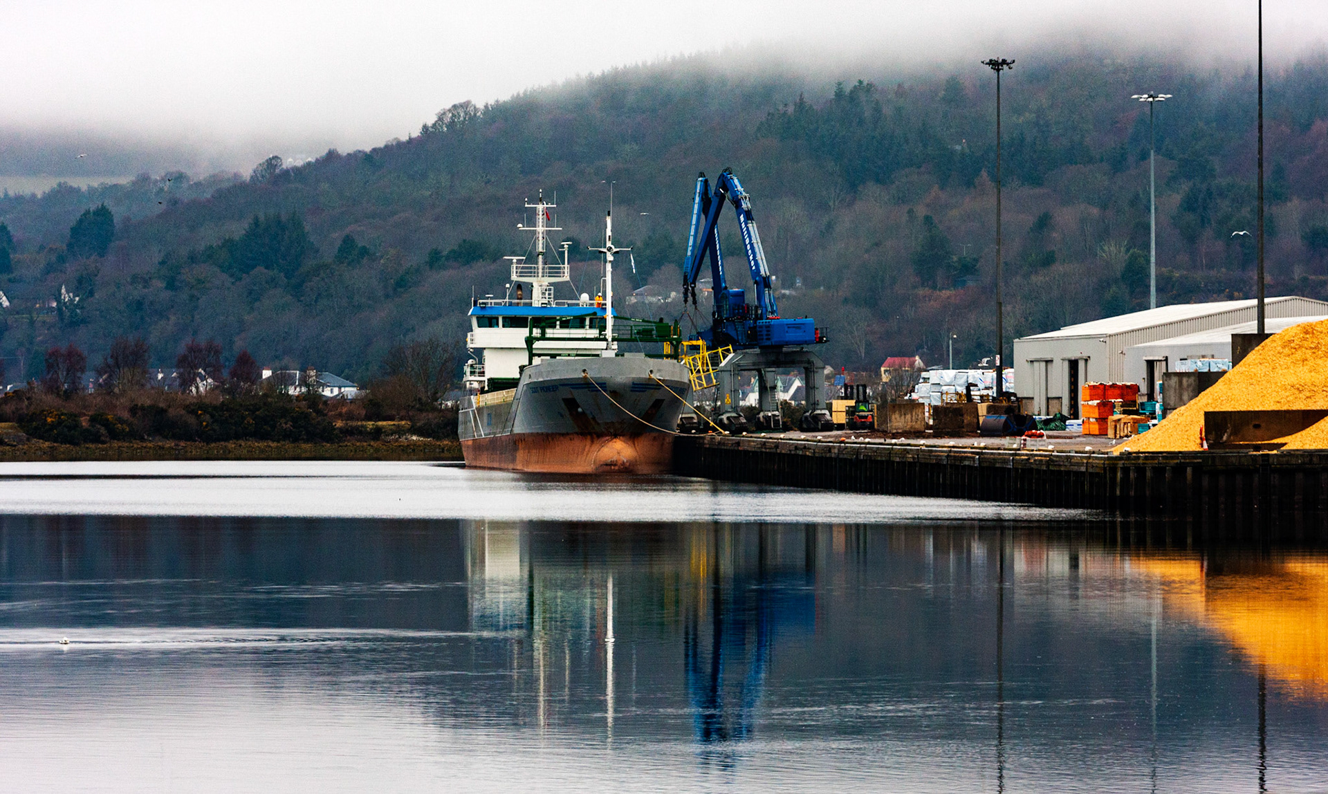 Inverness Docks &amp; River Ness 11 March 2018Please see my other Photographs at: www.jamespdeans.co.uk