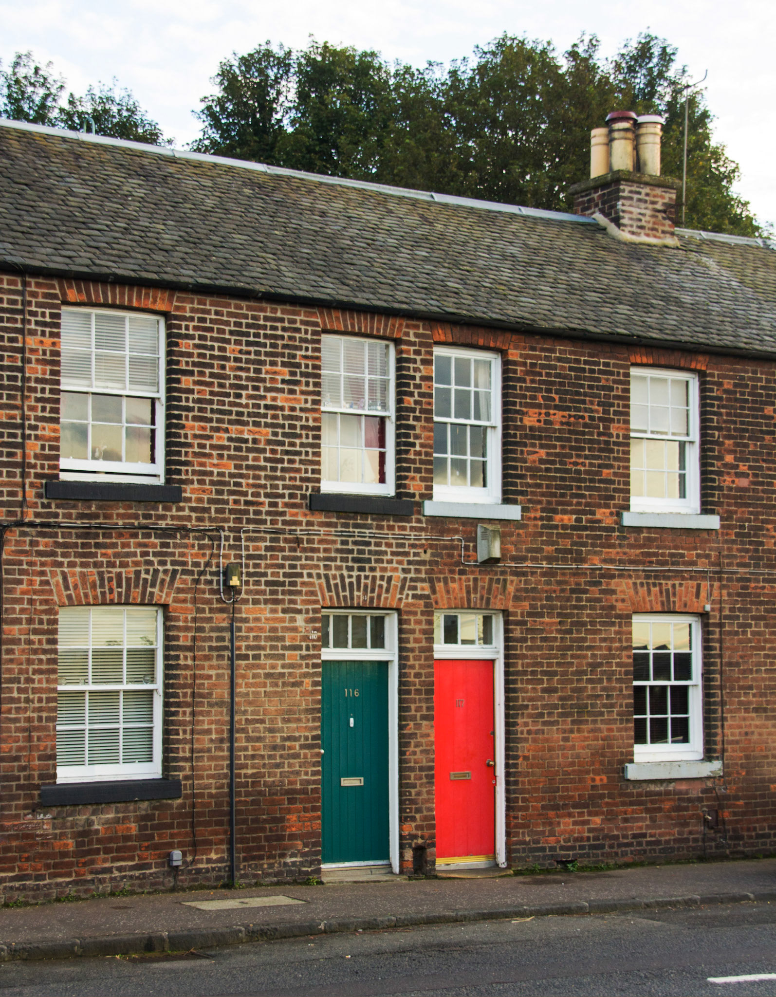 Cottages at Granton. Please see my other Lothians &amp; Edinburgh Photographs at:http://www.jamespdeans.co.uk/p399603778