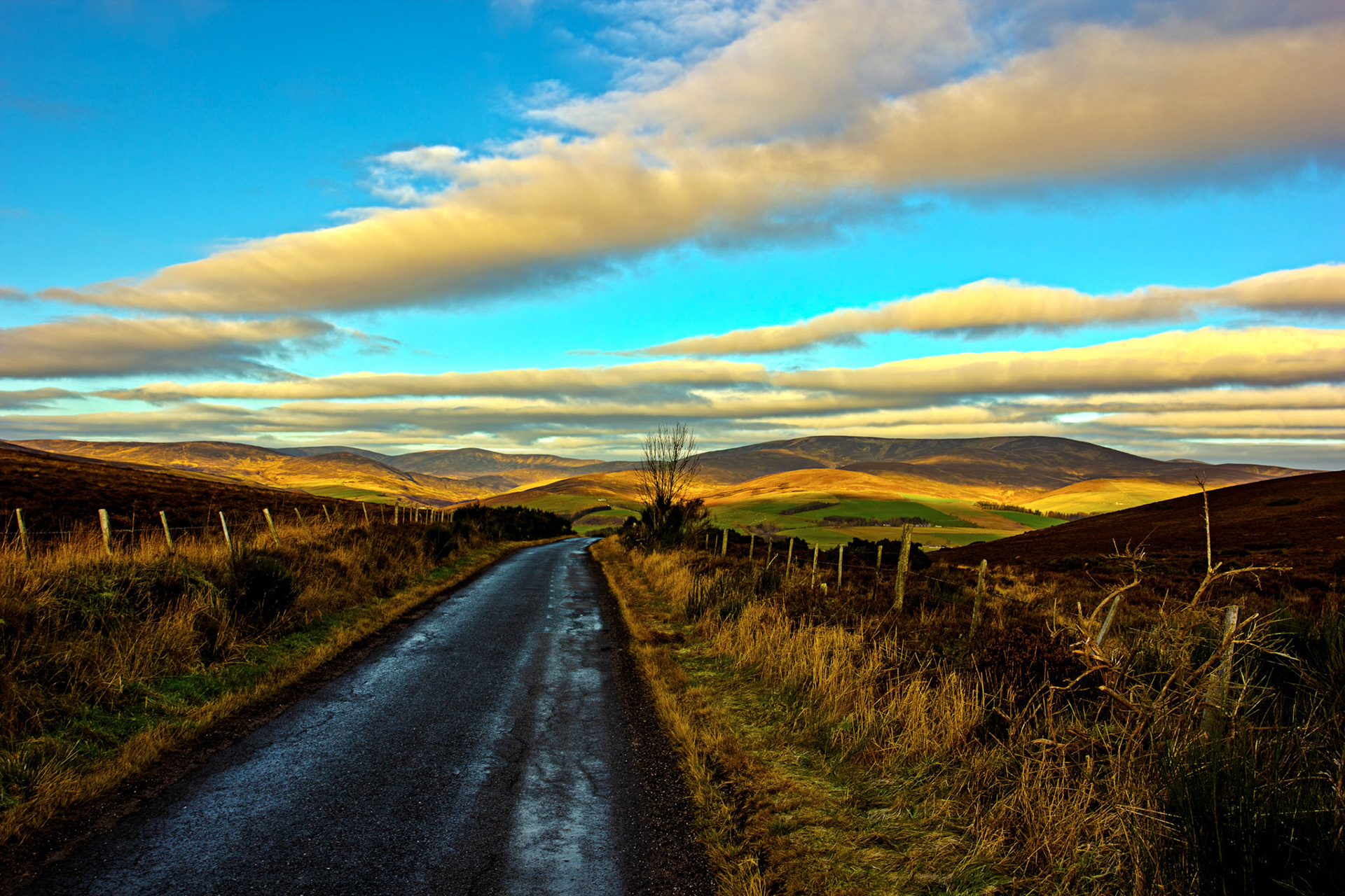 View at Caterthuns near Brechin, Angus 30 December 2025