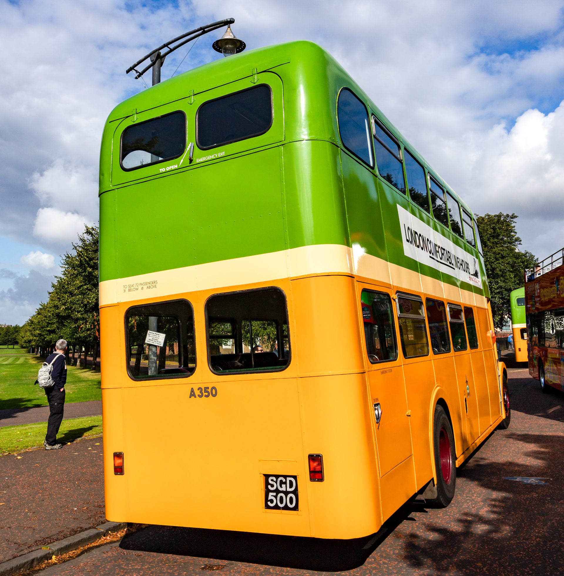 SGD500 Number: A350 AEC Regent 1964 - 100 years of Glasgow Corporation Motorbuses at the People's Palace Glasgow 03 August 2024