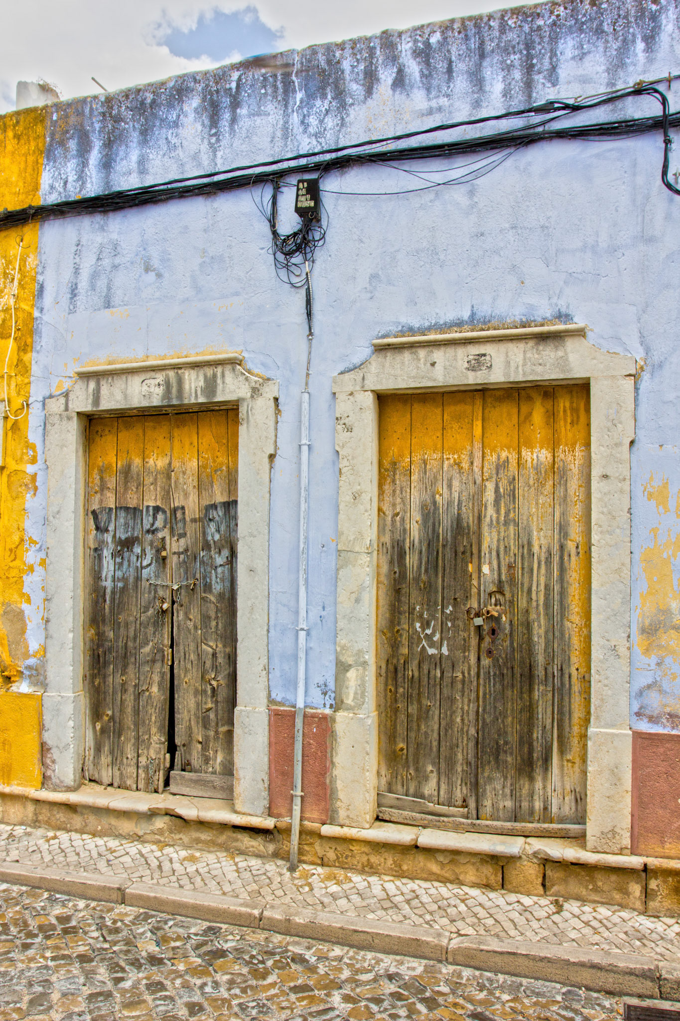 Old buildings in Olhão.