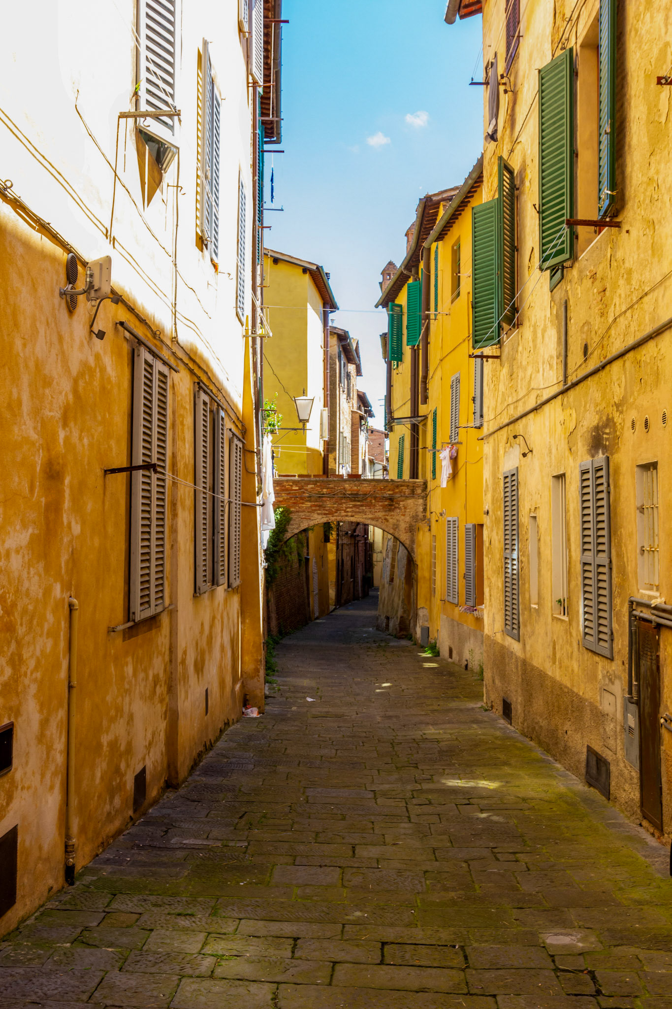 Street scene in Siena 26 June 2024