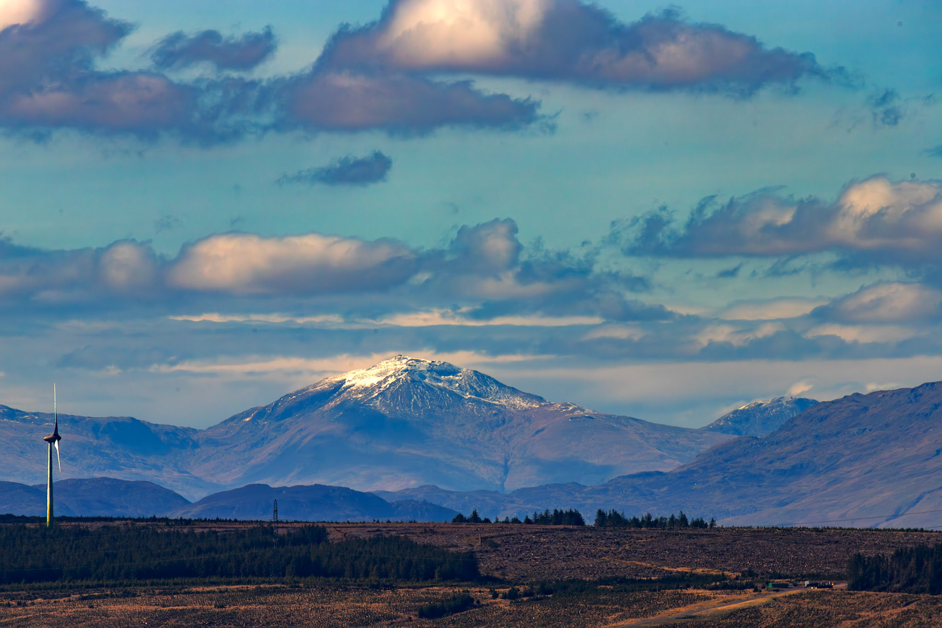 View at Sheriffmuir 20 April 2025