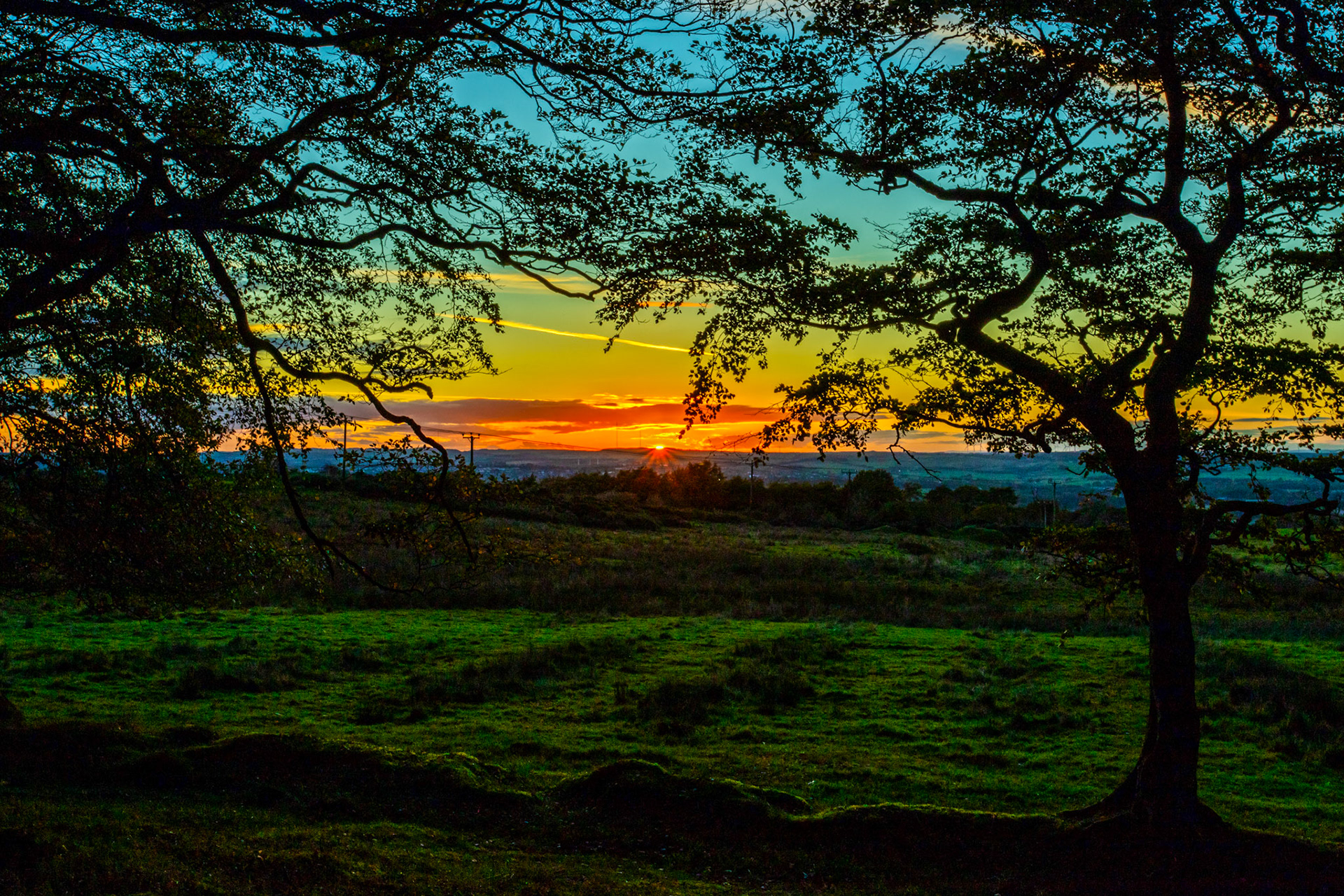 Sunset Bathgate Hills 22 October 2023