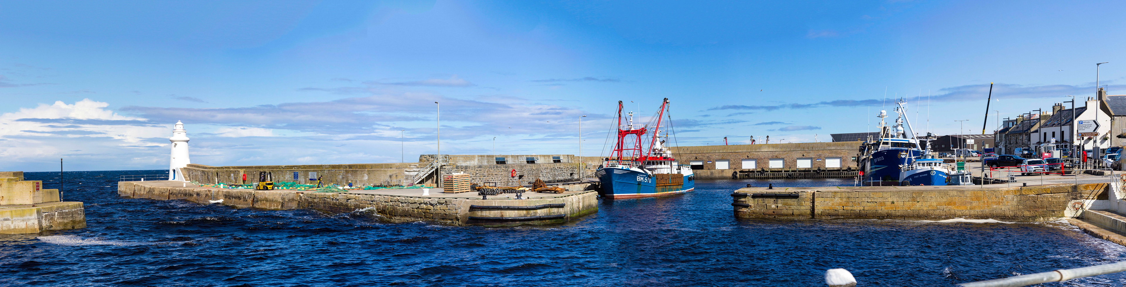Panorama of MacDuff harbour. 07 August 2017 Please see my other Photographs at: www.jamespdeans.co.uk