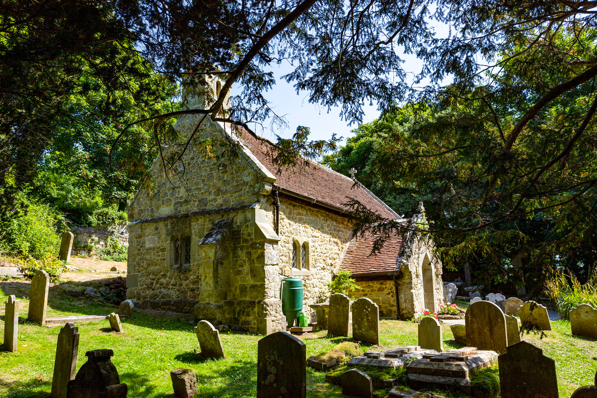 Old St Boniface Church Bonchurch Ventnor IOW 19  July 2022