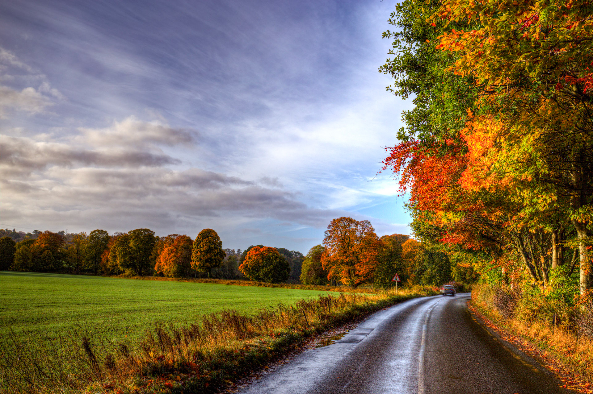 Meikleour, Autumnal Tour around Perthshire 19 October 2024