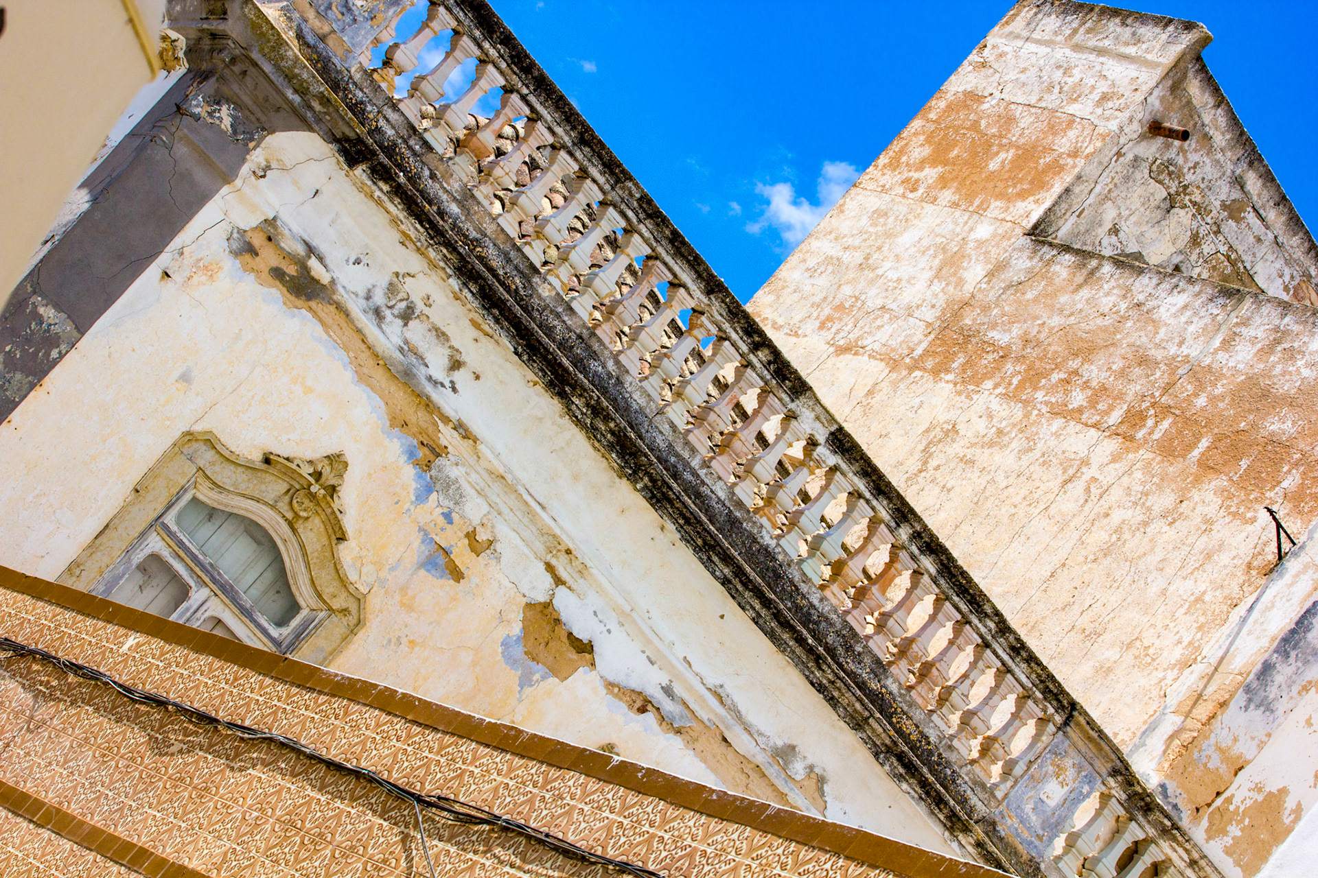 Old buildings in Olhão.