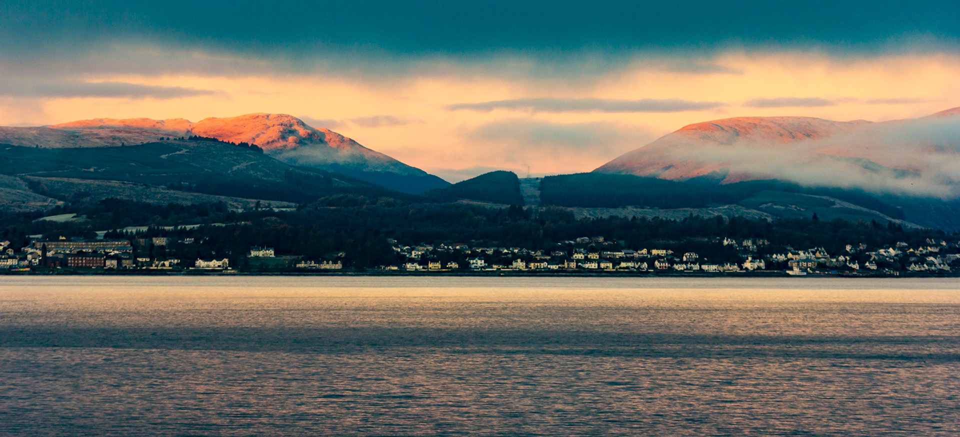 Fog over the Firth of Clyde at Gourock 13 December 2022