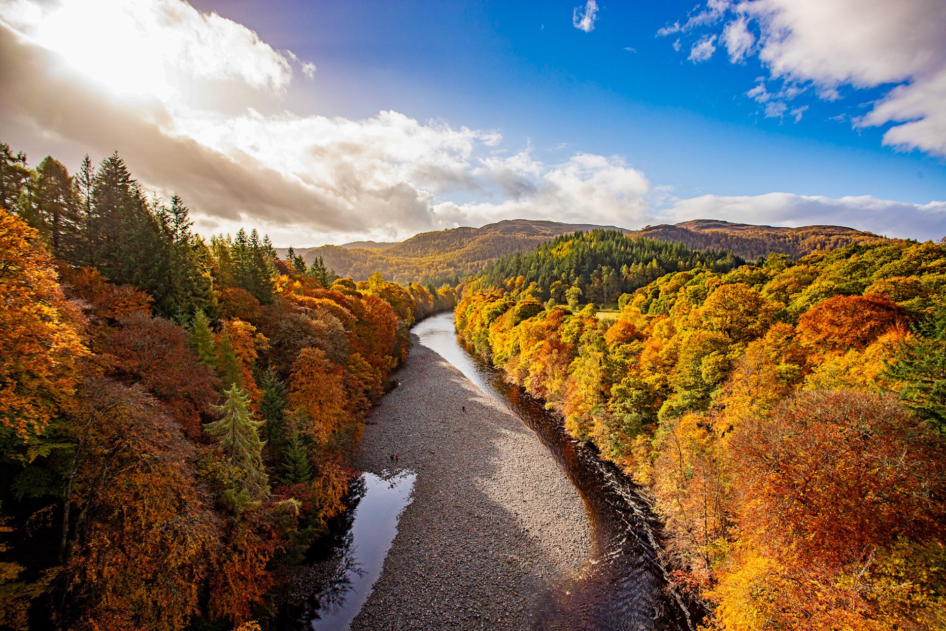 Garry Bridge. Autumnal Tour around Perthshire 19 October 2024