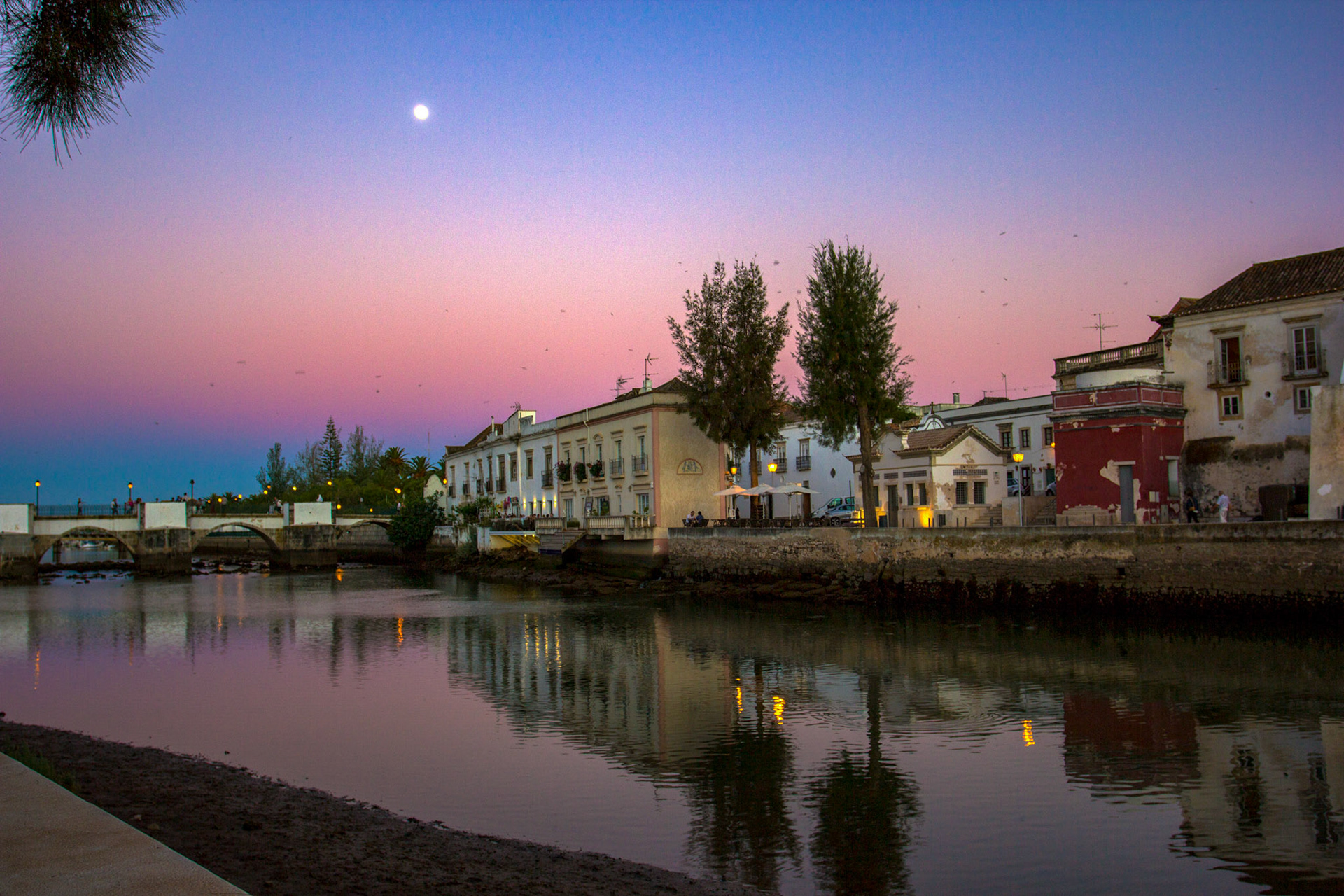 Reflections on the Gilão River just after sunset (Tavira, Algarve, Portugal). Tavira is a really wonderful olf town, in an amazing area, which is full of wild life.Please see my other Portugese Photographs at: http://www.jamespdeans.co.uk/p116503744 Recent Photographs will be uploaded over the next few days.