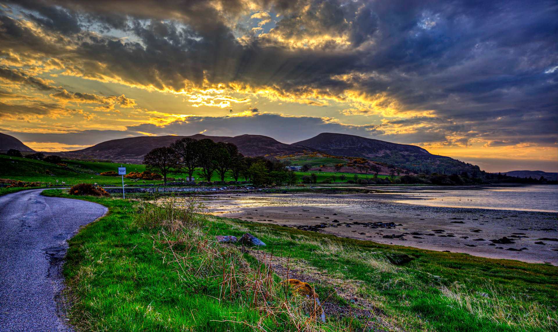 Sunset at Loch Fleet 03 May 2024