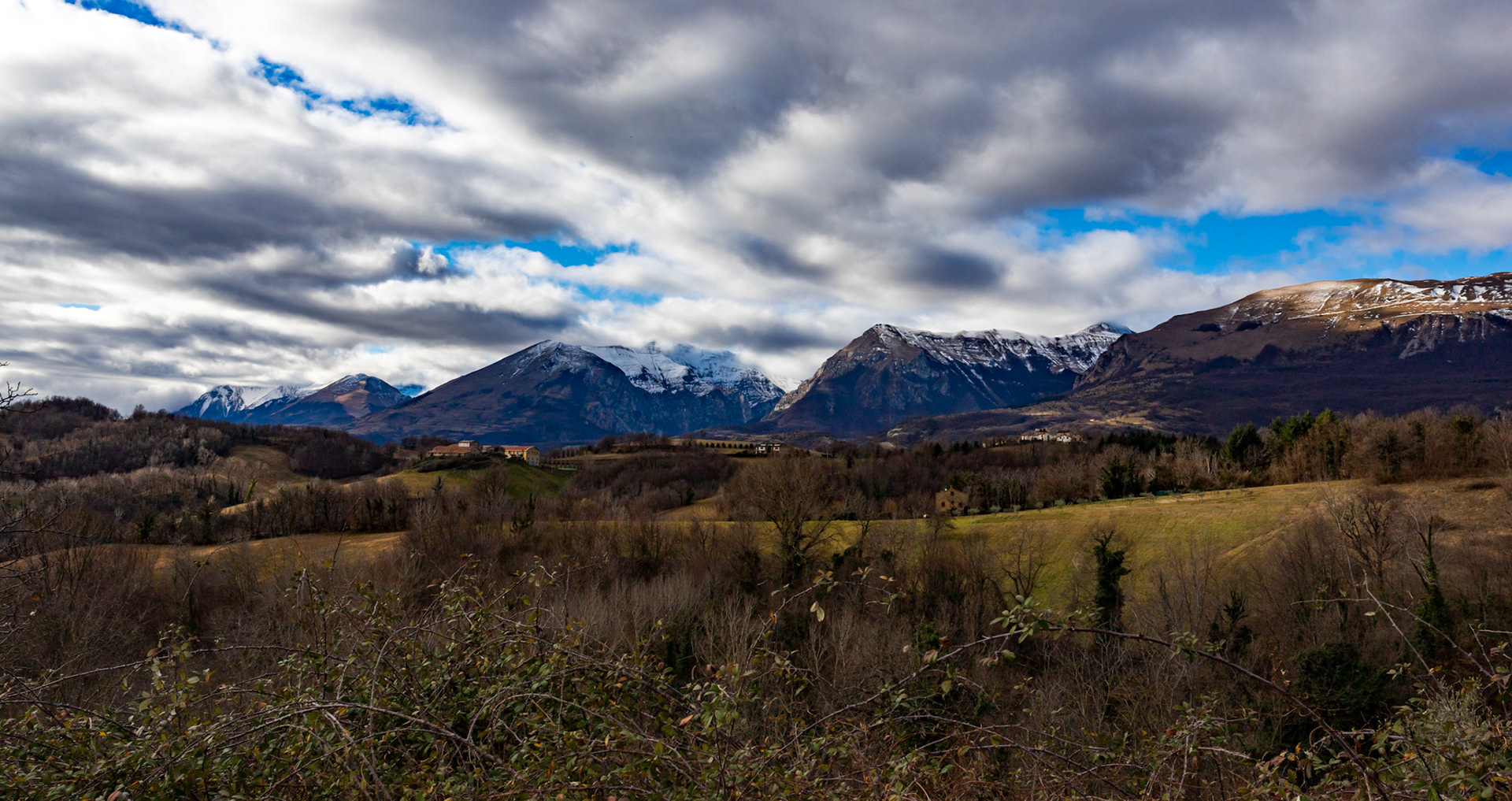 Sibillini Mountains, Marches, Italy 01 February 2020