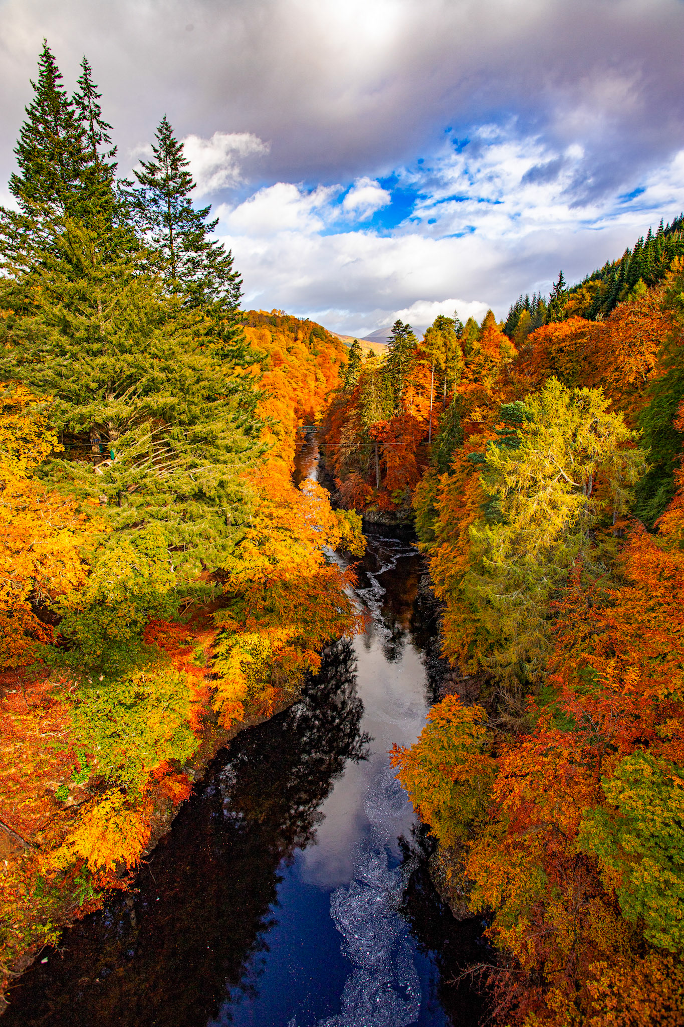 Garry Bridge. Autumnal Tour around Perthshire 19 October 2024