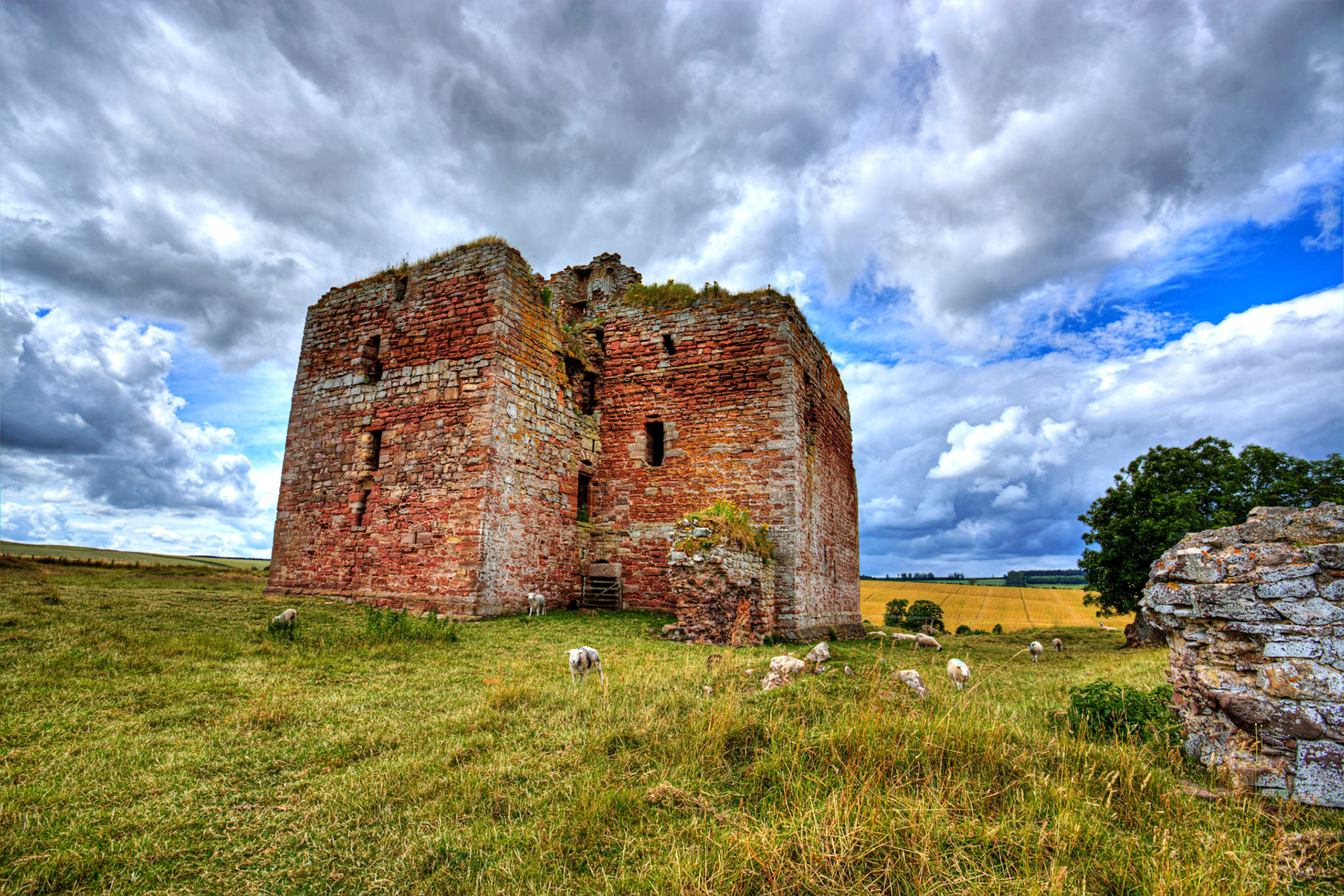 Cessford Castle 10 July 2023