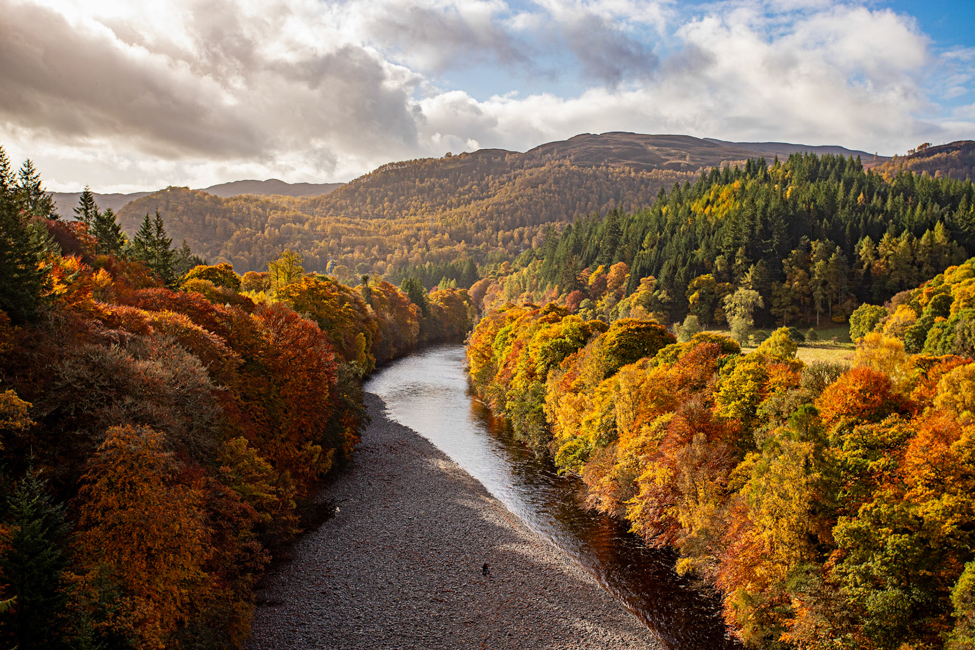 Garry Bridge. Autumnal Tour around Perthshire 19 October 2024