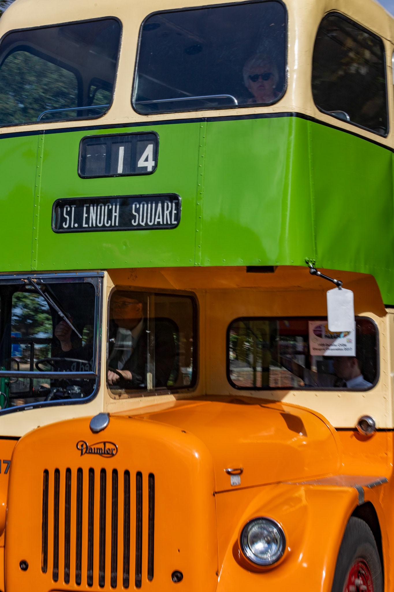 FYS999 Number: D217 Daimler CVD6  1959 - 100 years of Glasgow Corporation Motorbuses at the People's Palace Glasgow 03 August 2024