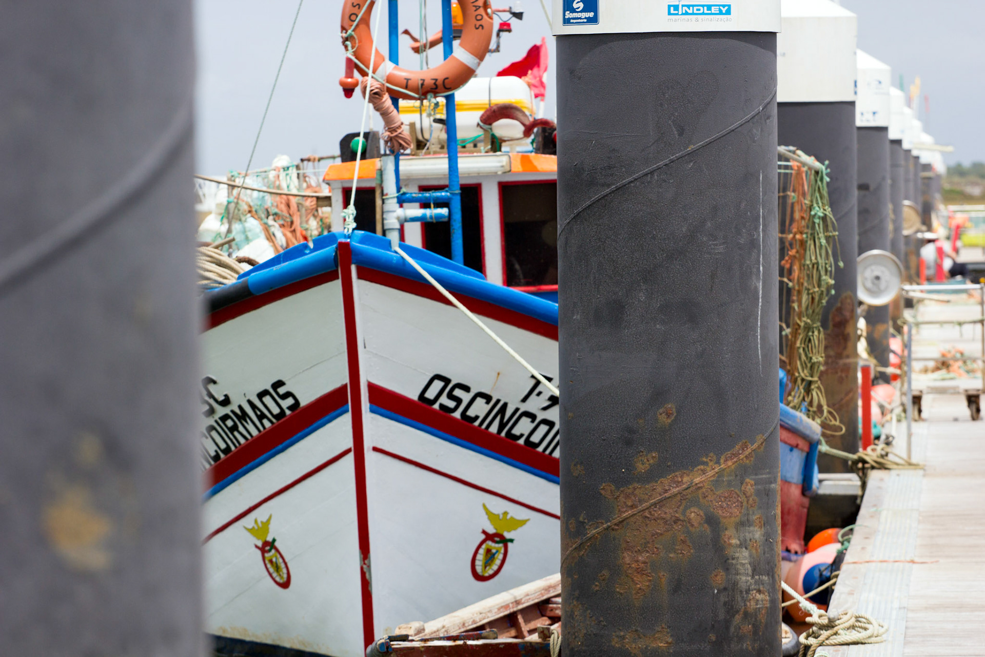 Fishing Boats at the pontoon in Santa LuziaPlease see my other Photographs at: www.jamespdeans.co.uk