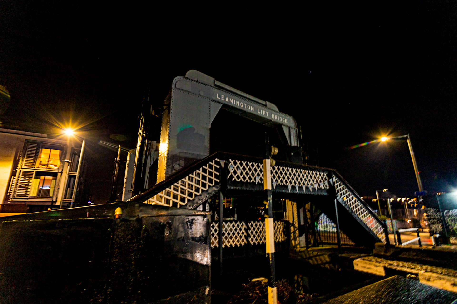 Union Canal at Leamington Lift Bridge Edinburgh 29 Nov 2022