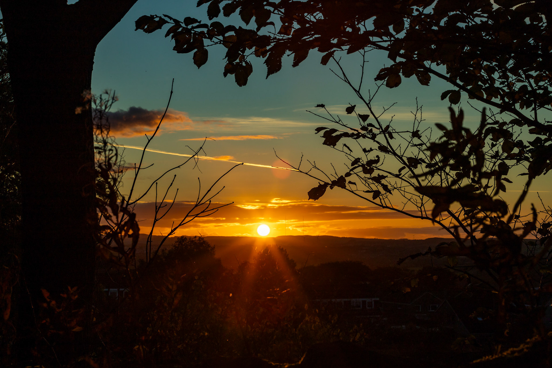 Sunset Bathgate Hills 22 October 2023