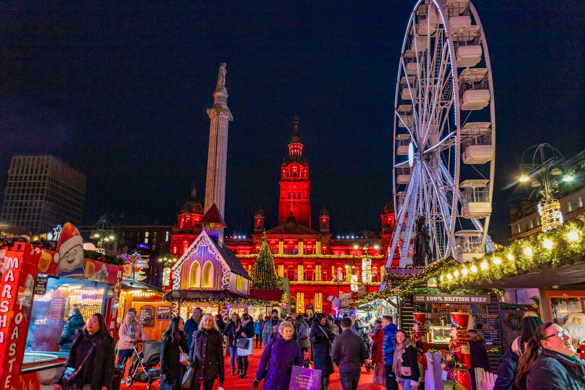 Glasgow Night Time 29 November 2023