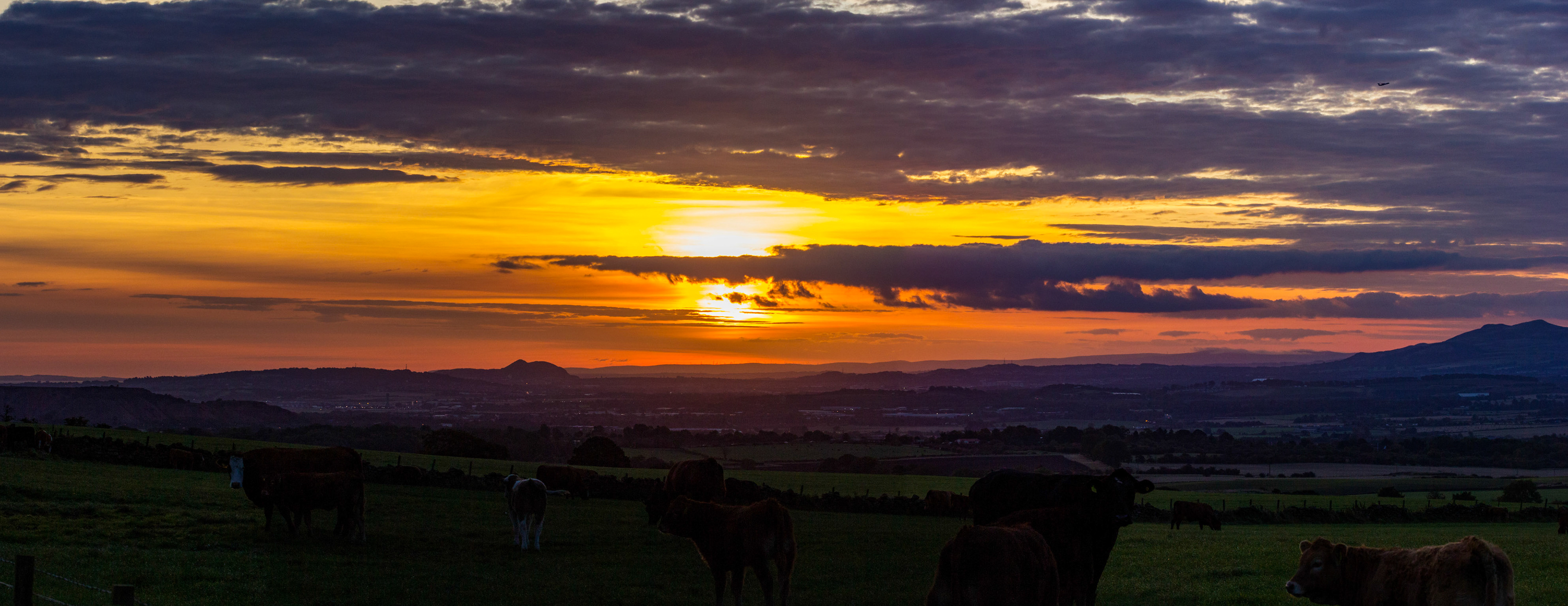 Sunrise over Edinburgh, viewed from Wester BinnyPlease see my other Photographs at: www.jamespdeans.co.uk