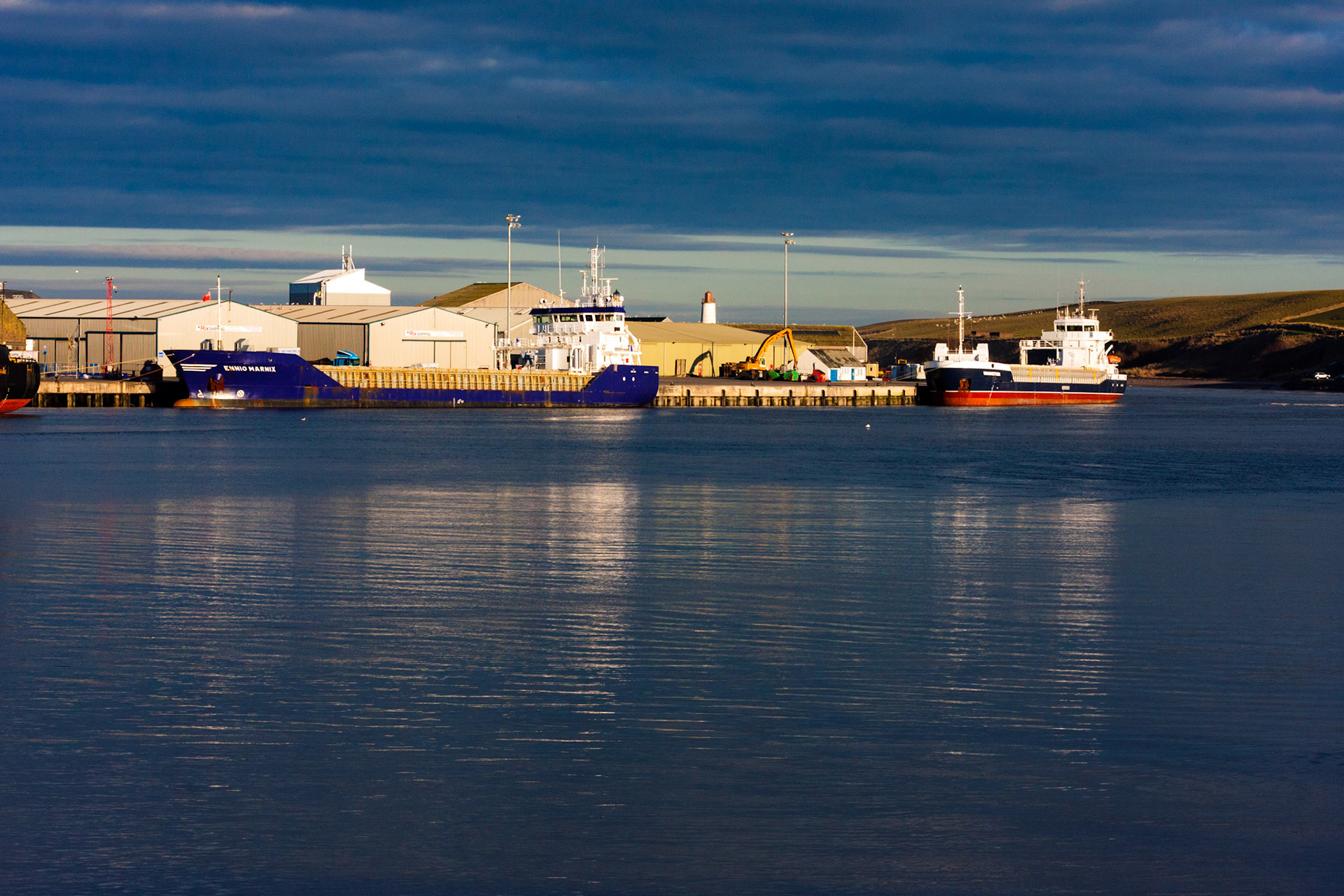 Montrose Docks on the River South Esk (at this stage the river estuary is the outflow from the Montrose Basin). Please see my other Photographs at: www.jamespdeans.co.uk
