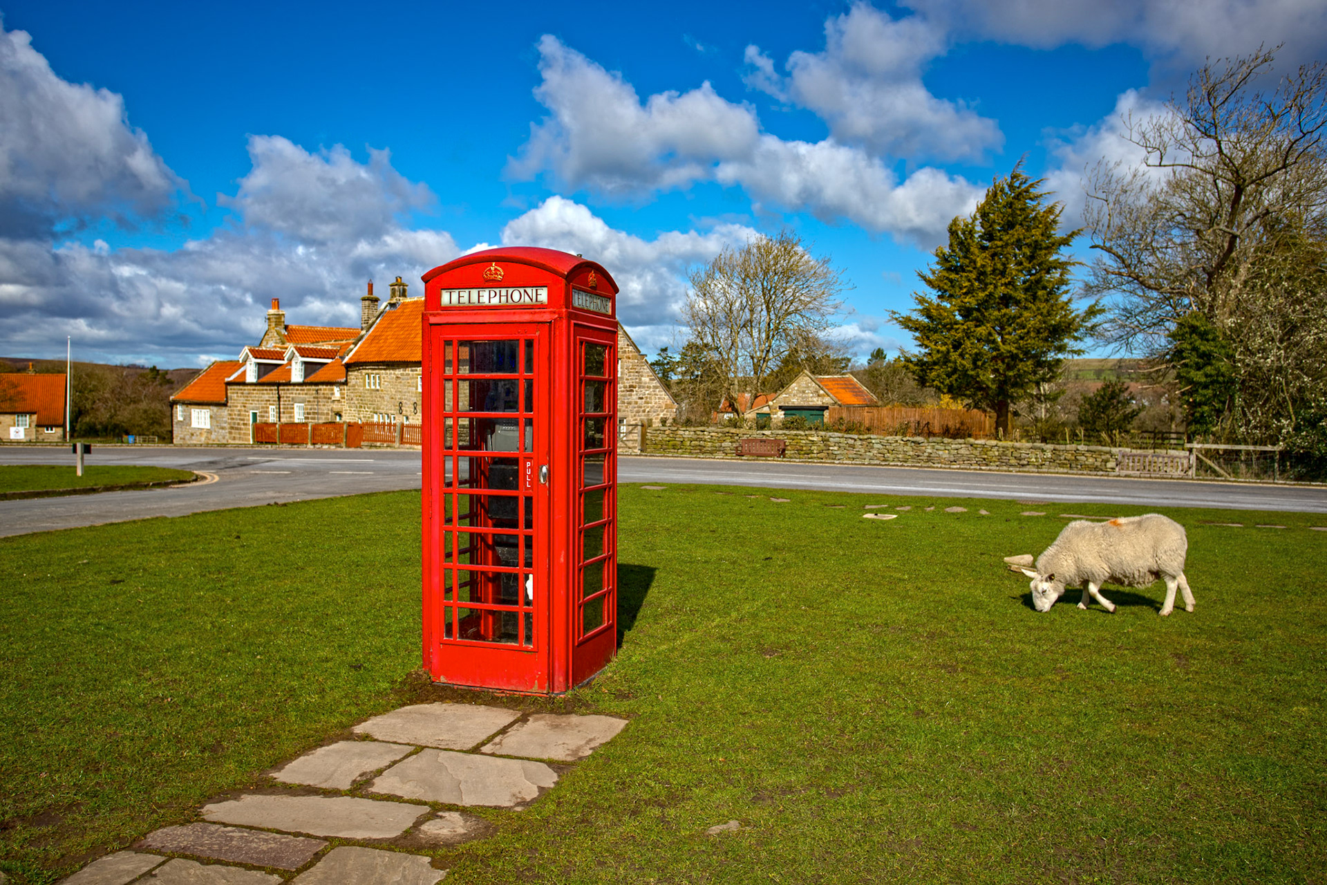 Goathland - North York Moors 25 March 2026 - this is the phone box I Photographed at night.