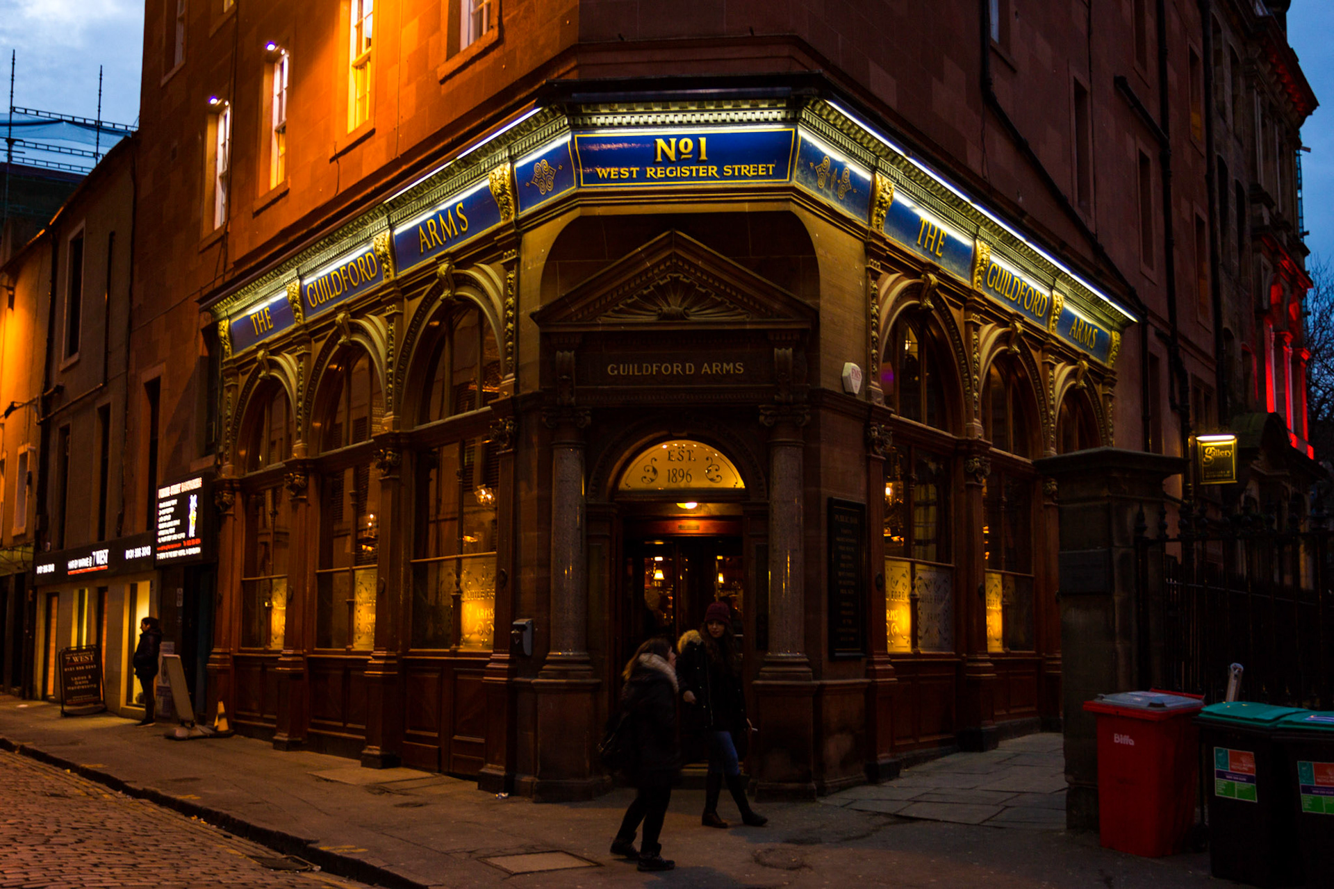 The Guildford Arms, Number 1 West Register Street, Late afternoon in Edinburgh Please see my other Photographs at: www.jamespdeans.co.uk