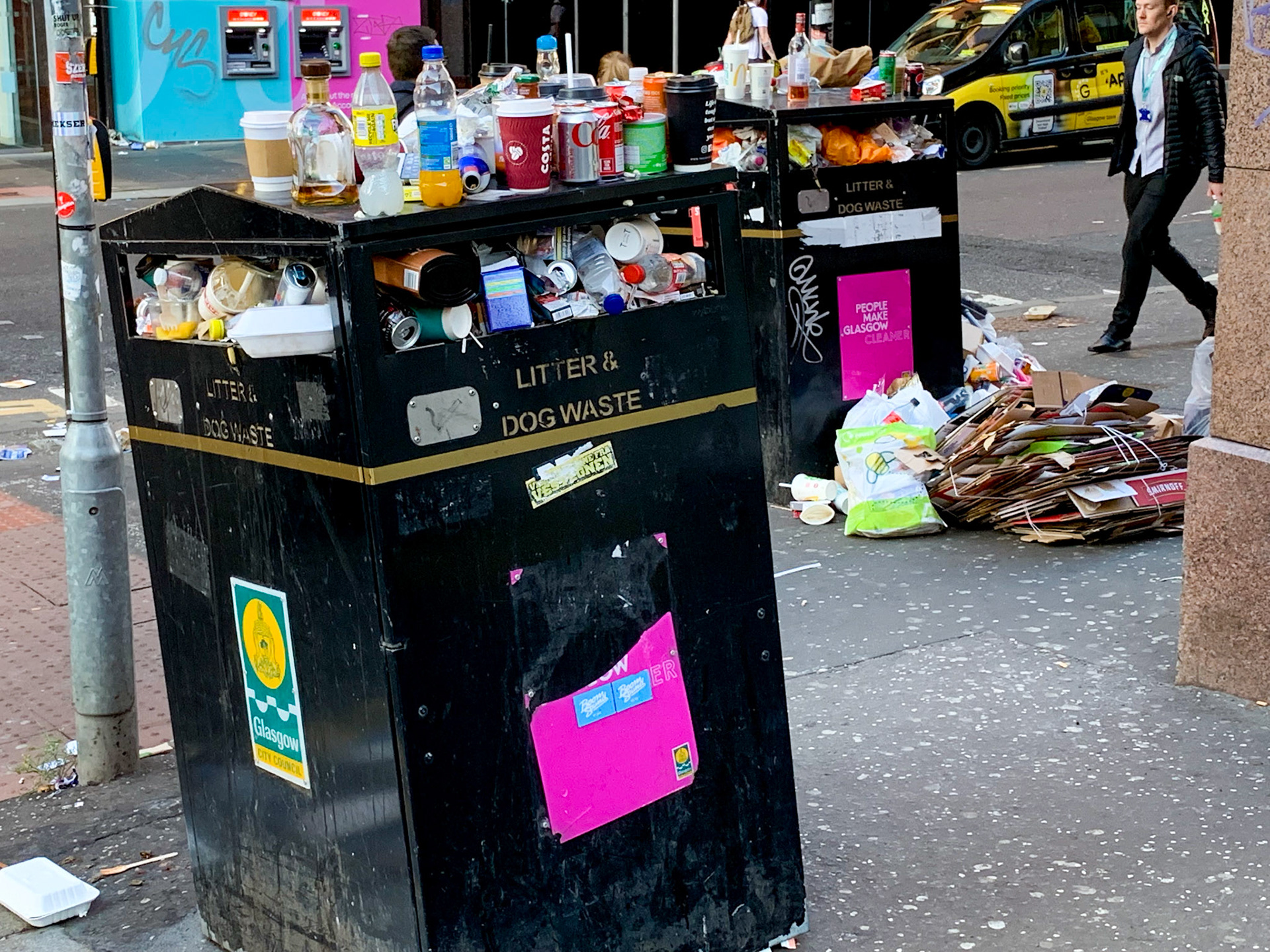 Bin Strike in Glasgow