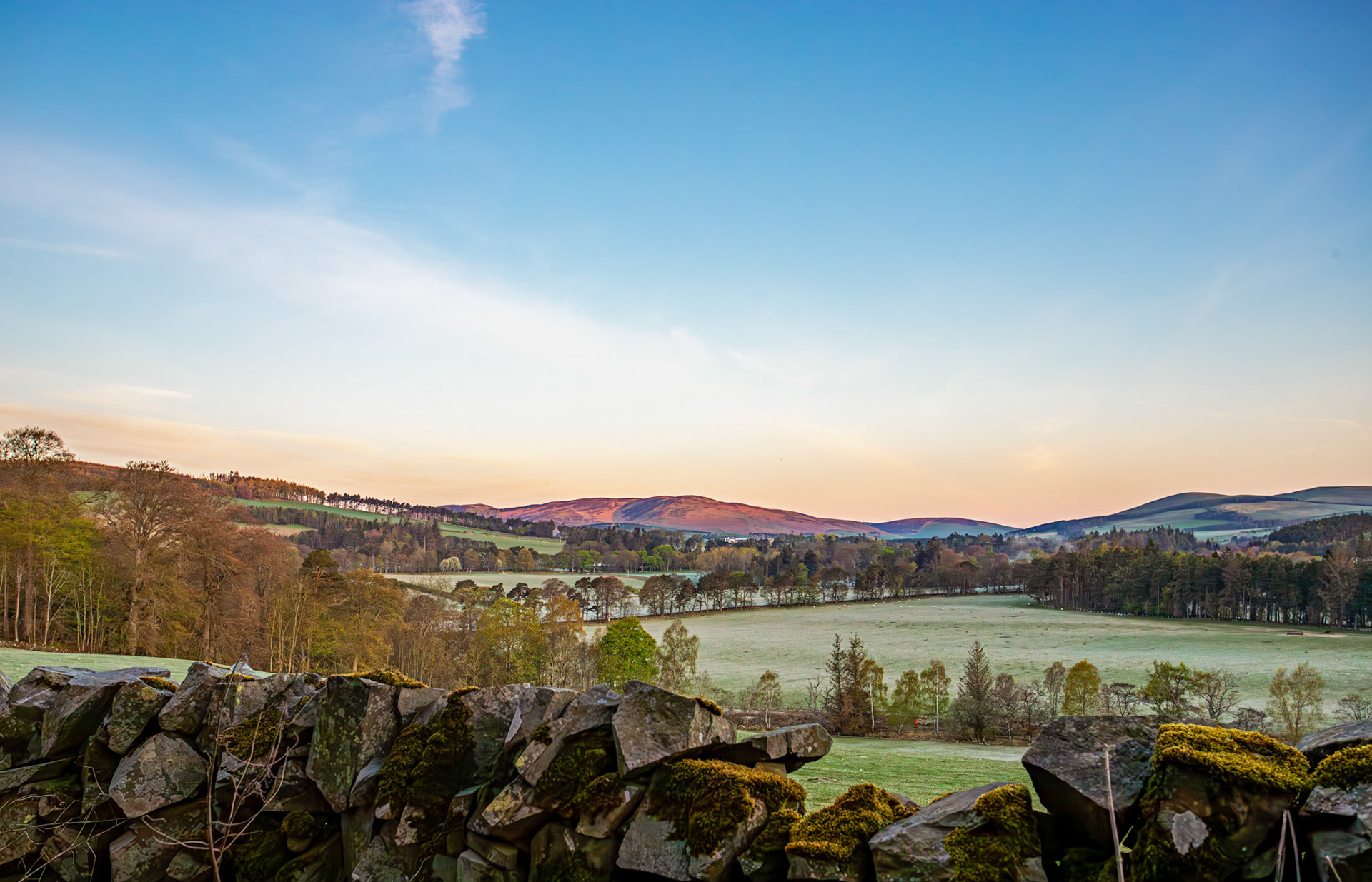 Scenery around Cademuir Hill