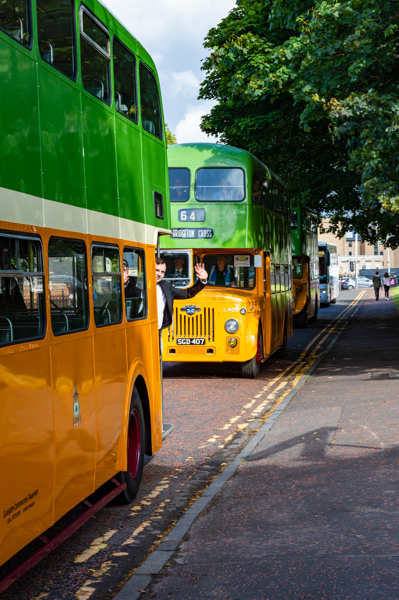 SGD407 Number: A405 Leyland Titan 1960 - 100 years of Glasgow Corporation Motorbuses at the People's Palace Glasgow 03 August 2024