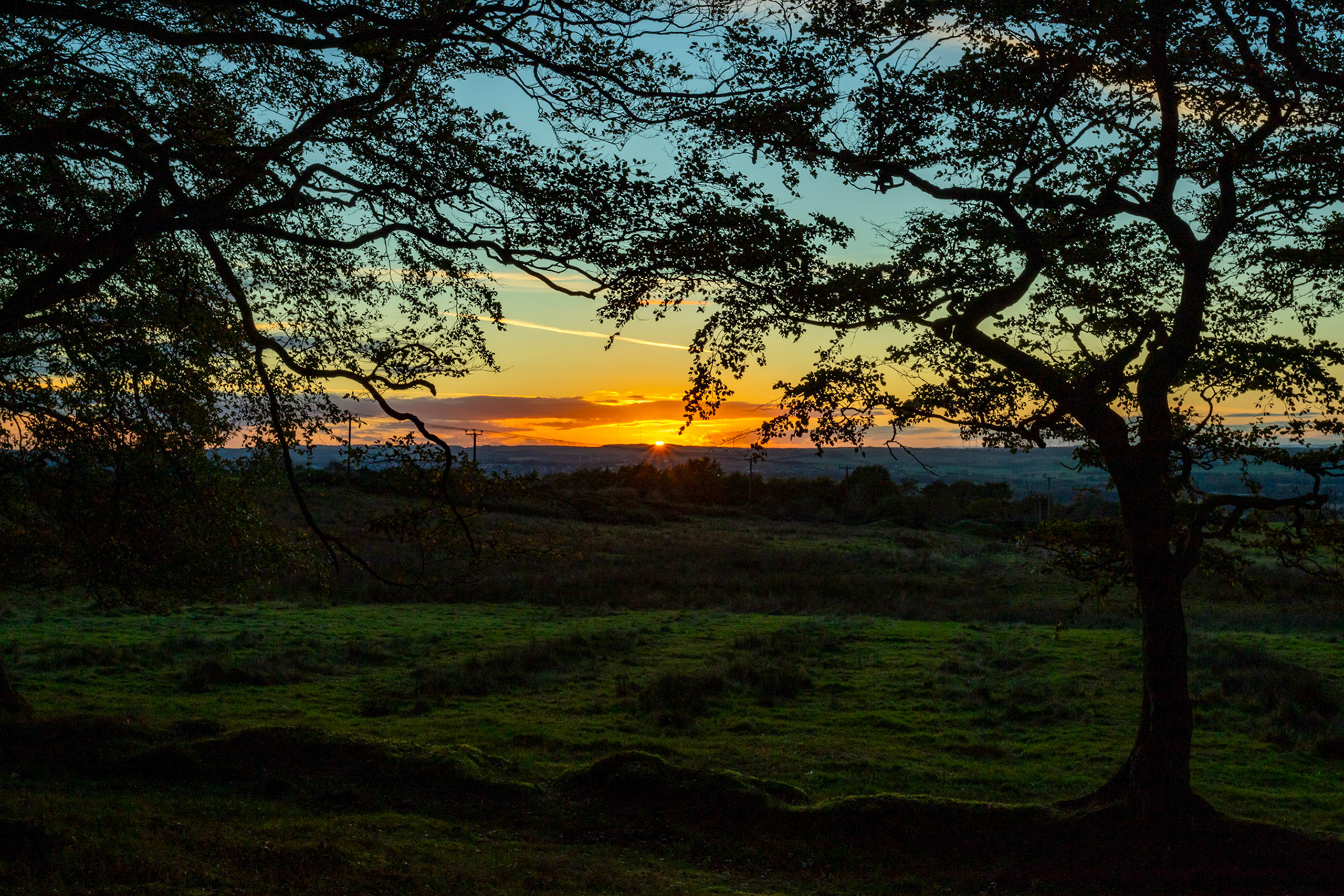 Sunset Bathgate Hills 22 October 2023