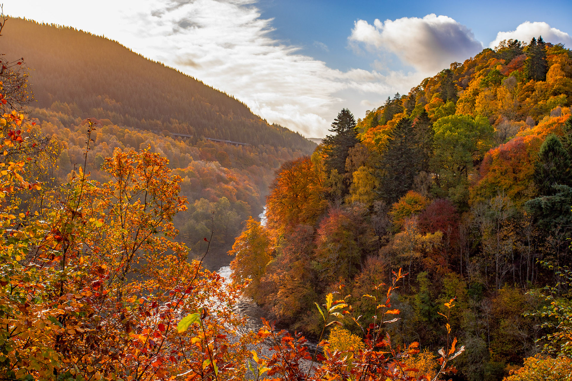 Killiecrankie. Autumnal Tour around Perthshire 19 October 2024