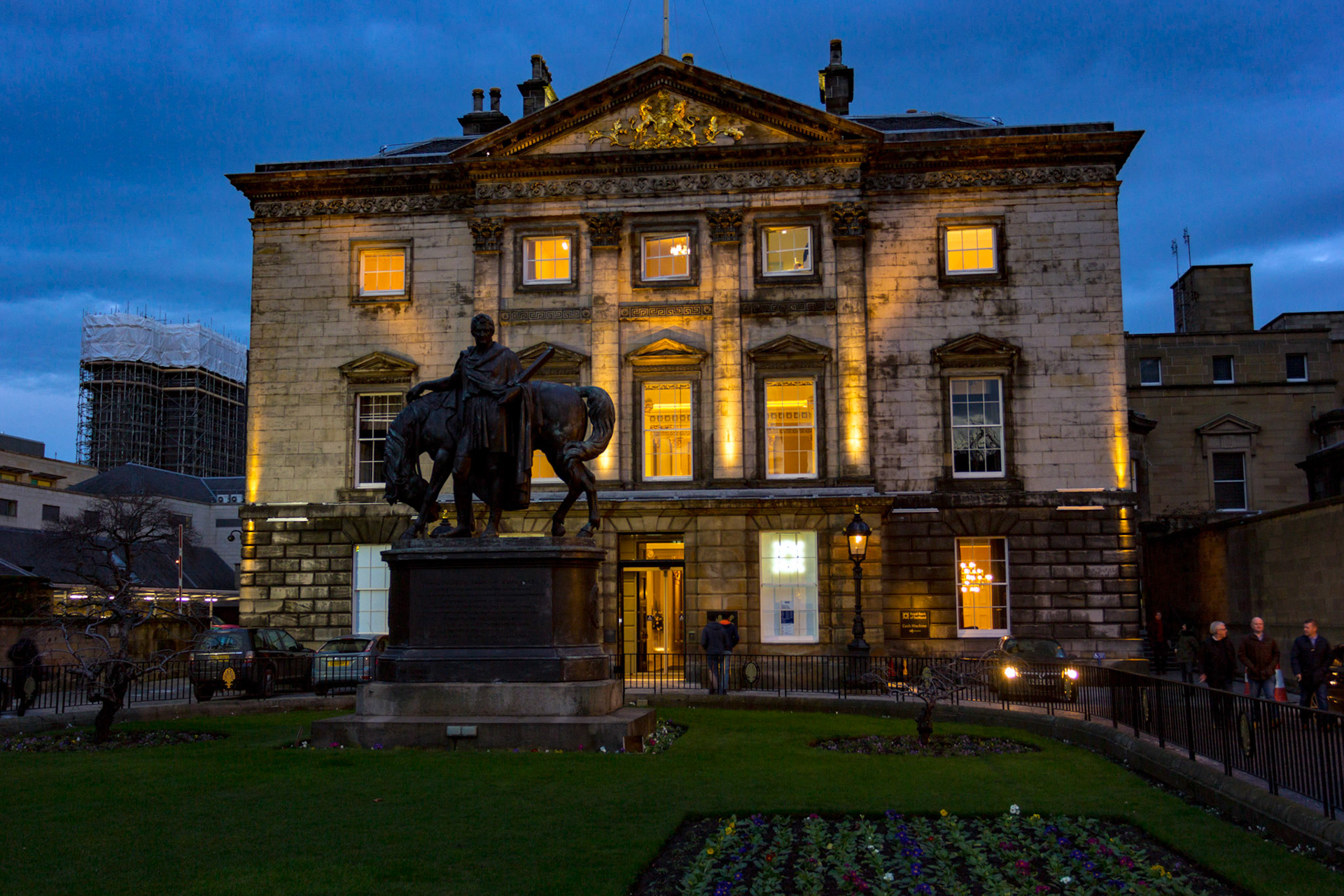 Royal Bank of Scotland HQ Late afternoon in Edinburgh Please see my other Photographs at: www.jamespdeans.co.uk