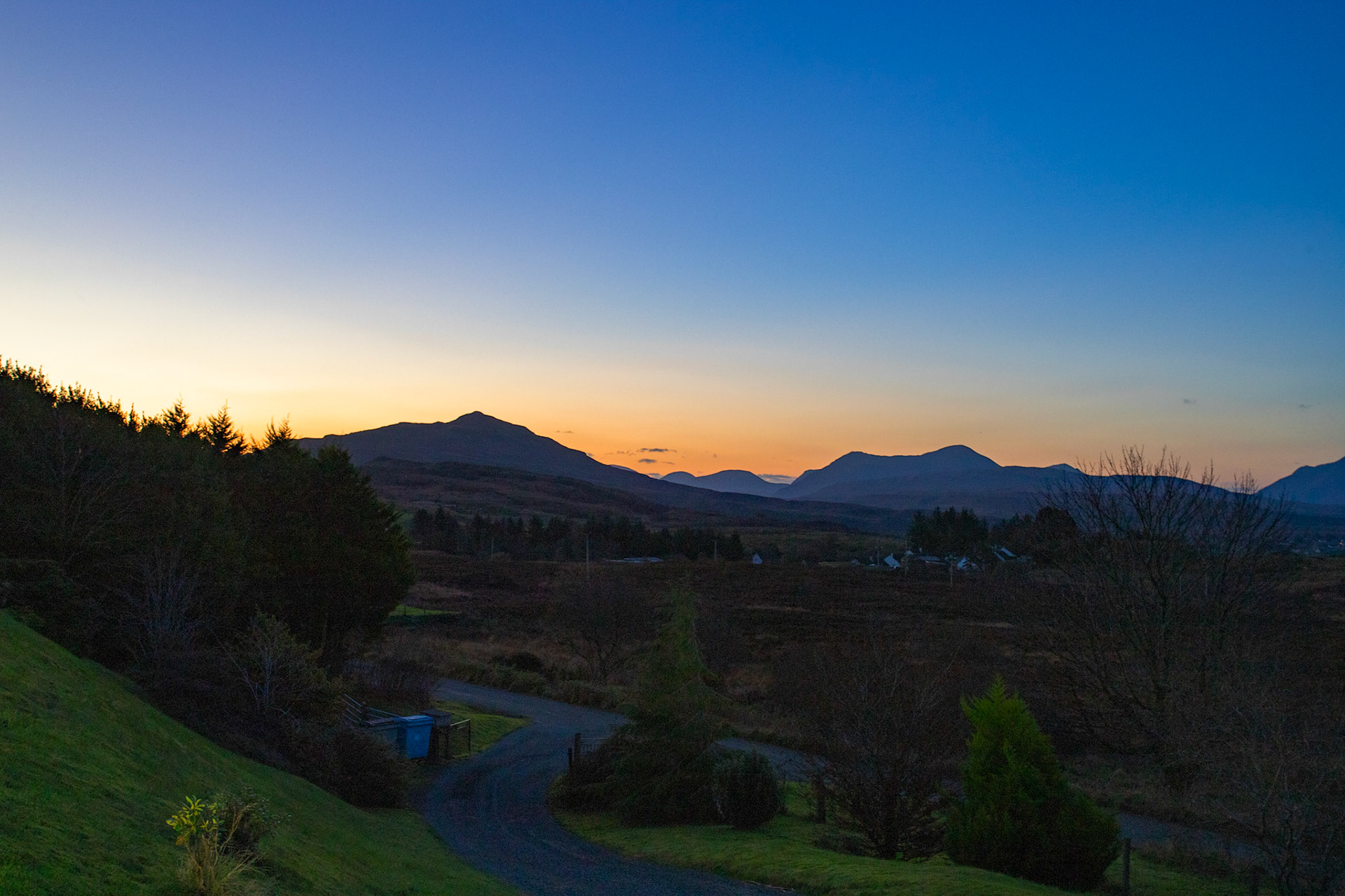 Sunrise at Portree, Skye 15 November 2025