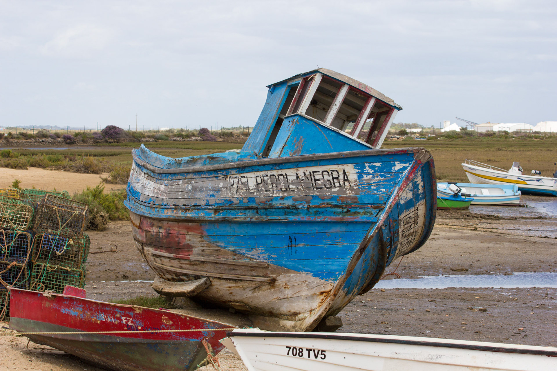 Old Fishing Boat at Santa Luzia