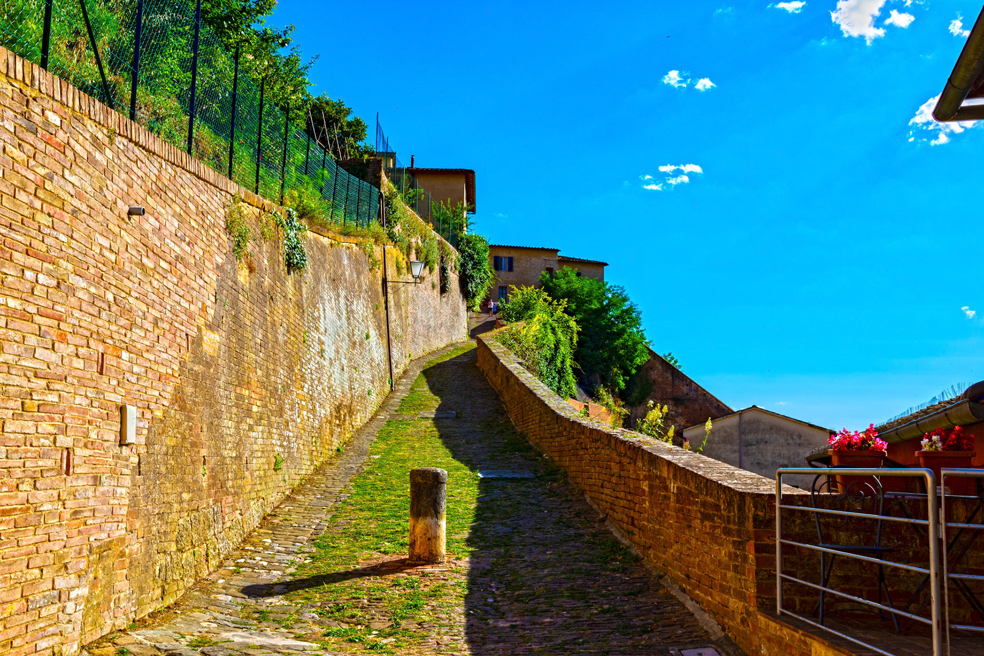 Tough walk back from the Fontebranda - afterwards we found the escalator - Siena 17 June 2024
