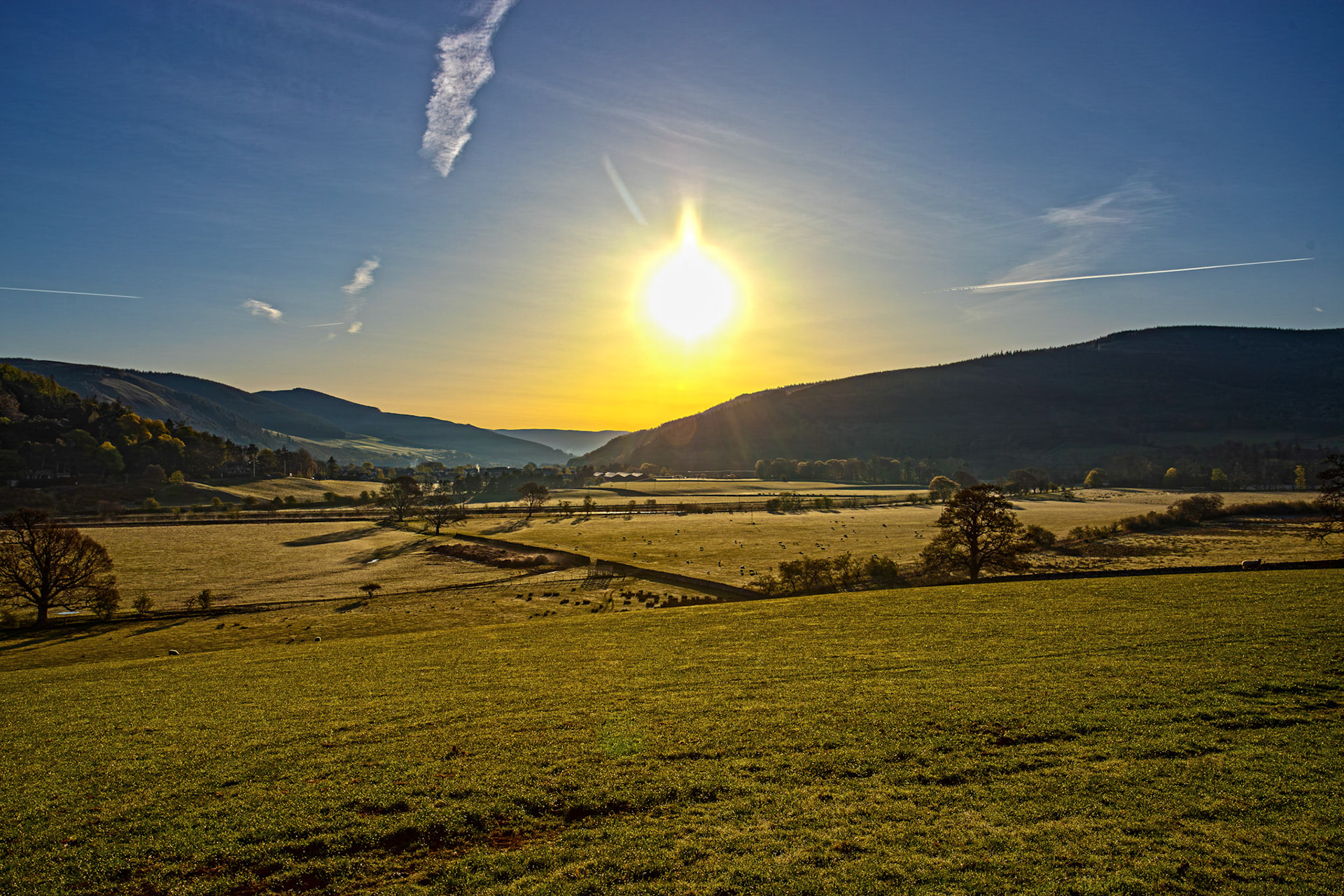 Sunrise near Cardrona