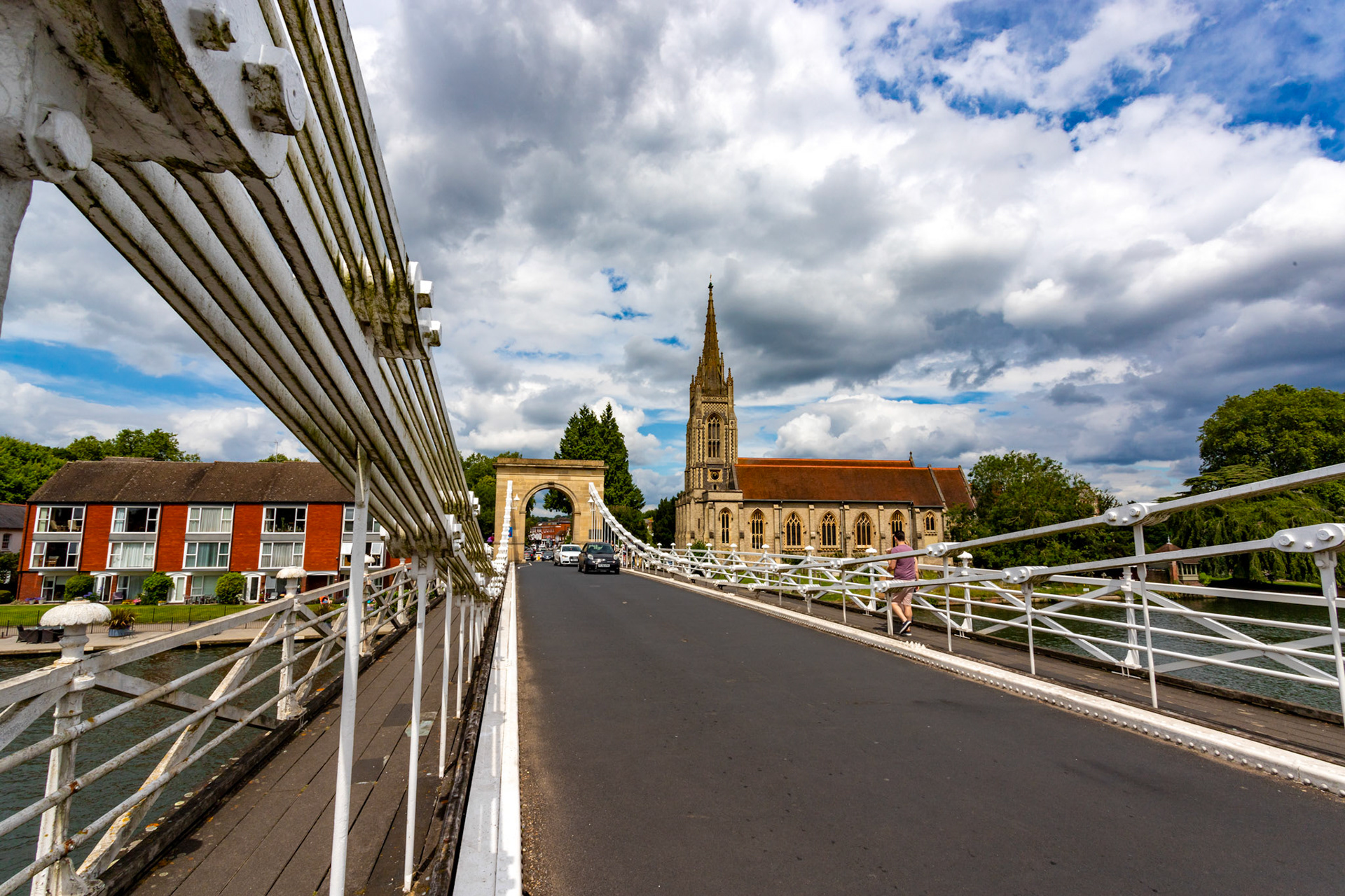 Marlow Suspension Bridge 14 July 2024