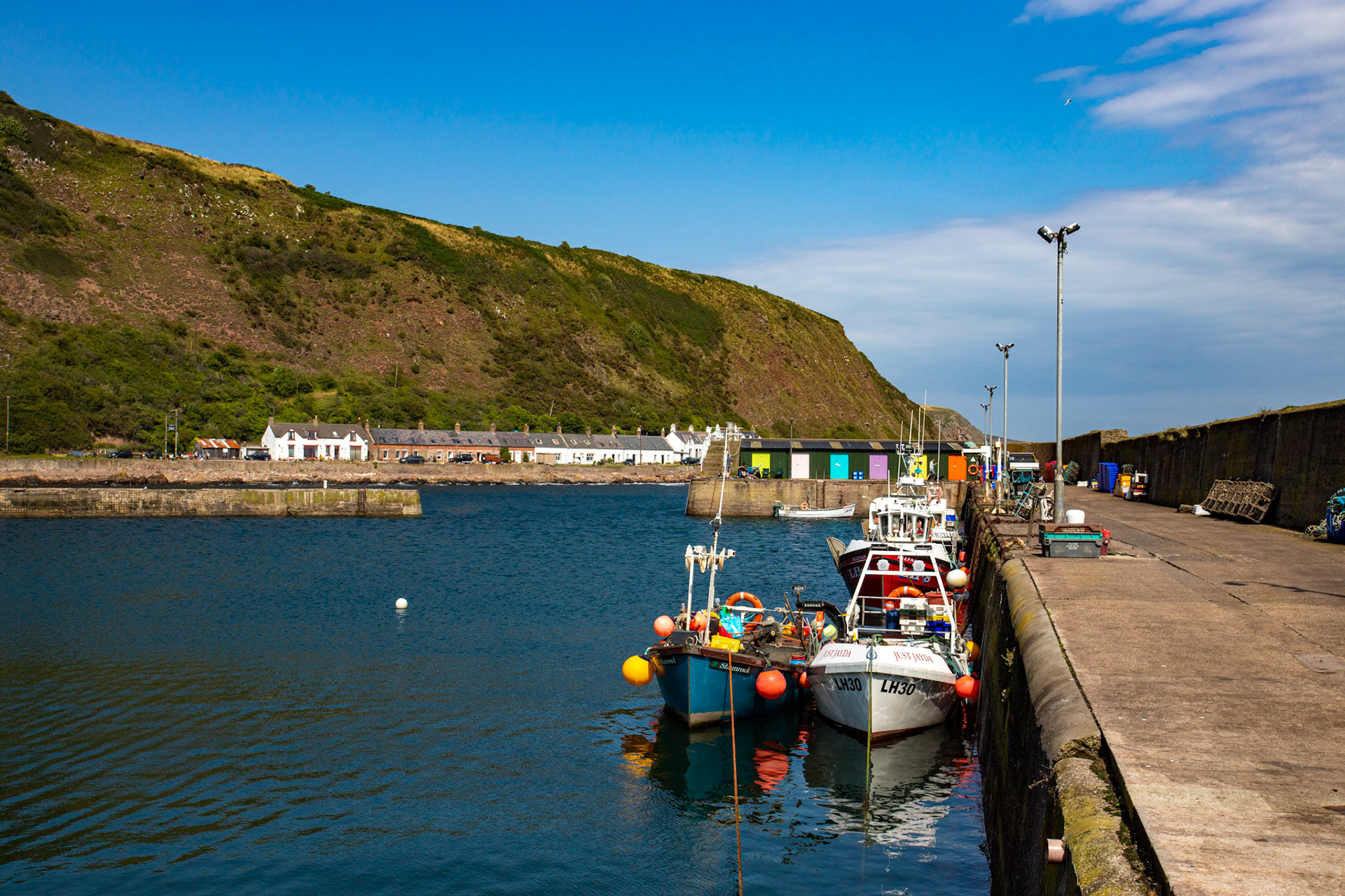 Burnmouth Harbour - The First Harbour in Scotland coming from the Border at Berwick. Please see my other photos at JamesPDeans.co.uk