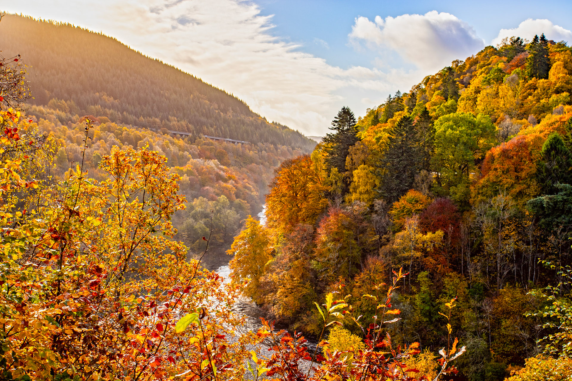 Killiecrankie. Autumnal Tour around Perthshire 19 October 2024