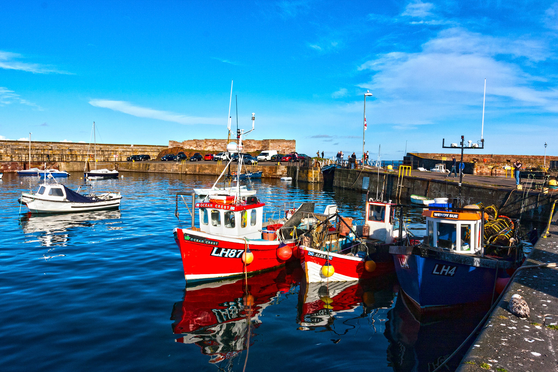 Dunbar Harbour.  Please see my other Photographs at: http://www.jamespdeans.co.uk