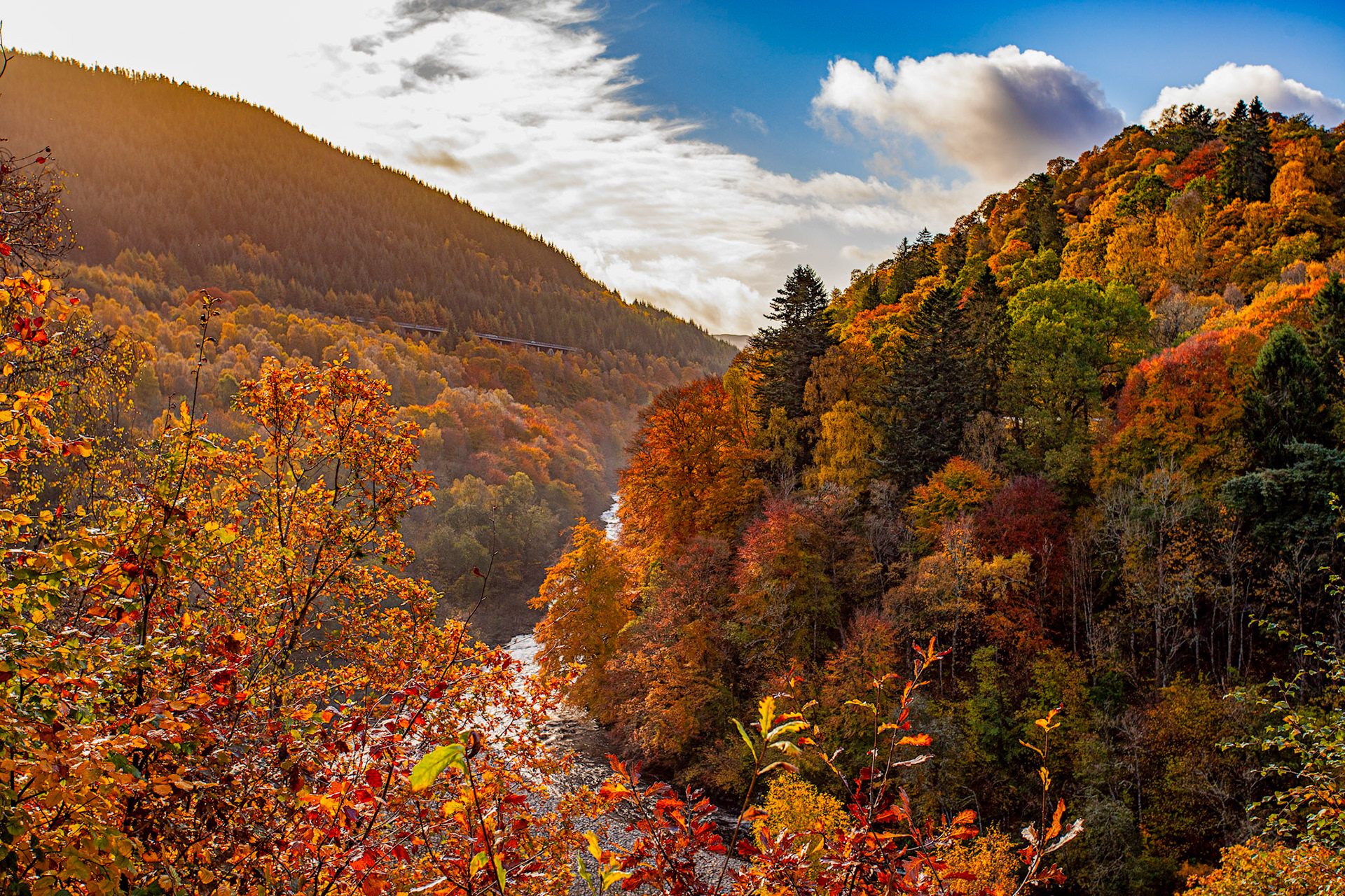 Killiecrankie. Autumnal Tour around Perthshire 19 October 2024