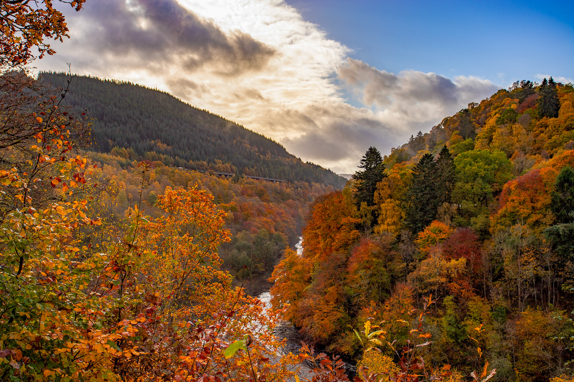 Killiecrankie. Autumnal Tour around Perthshire 19 October 2024
