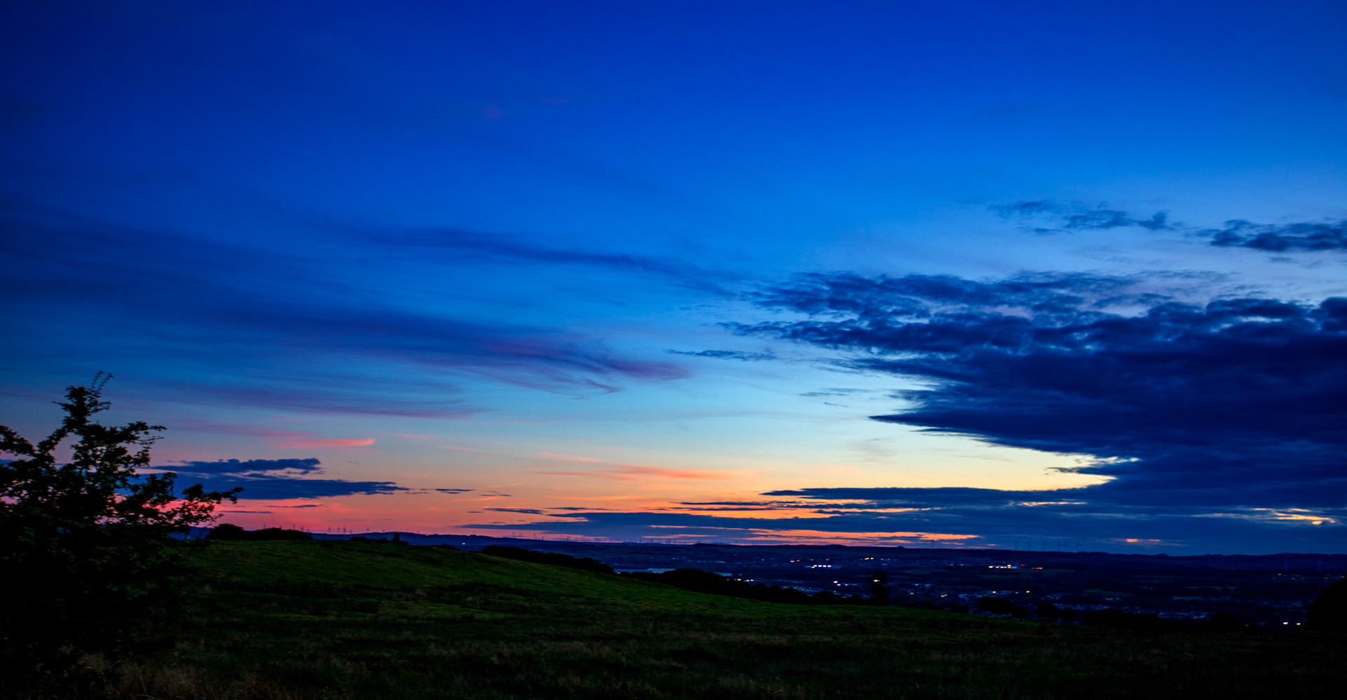 Sunset Bathgate Hills 16 Sept 2024
