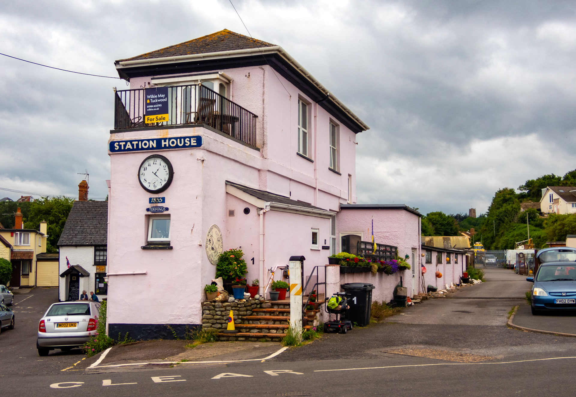 Watchet 27 June 2023 - The mineral line buildings.