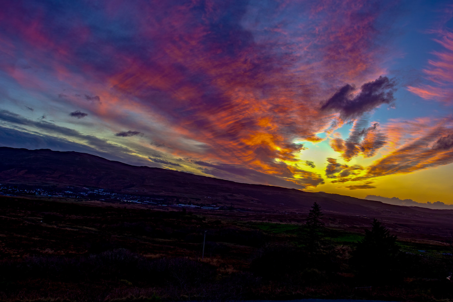 Sunset - Portree, Skye 13 November 2025