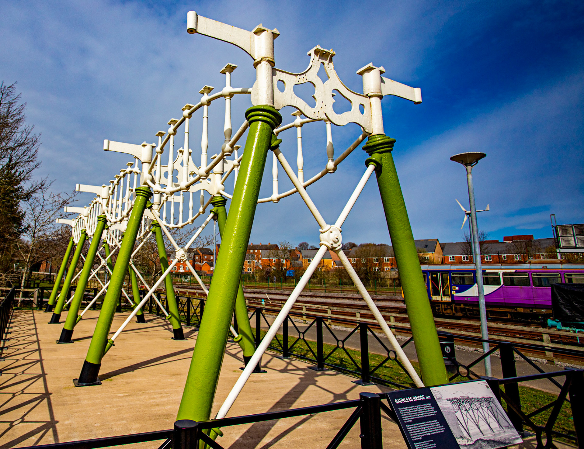 Locomotion - Shildon 26 March 2026The Gaunless Bridge structure - designed by George Stephenson.