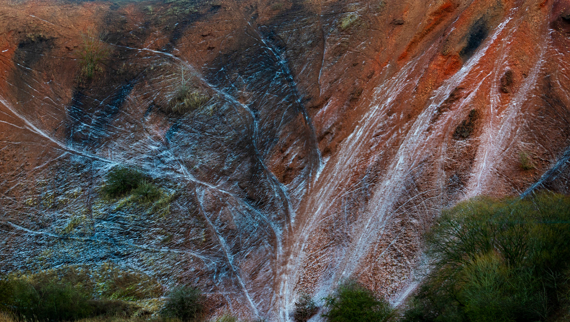 Greendykes Bing with a little snow. 19 Jan 2024